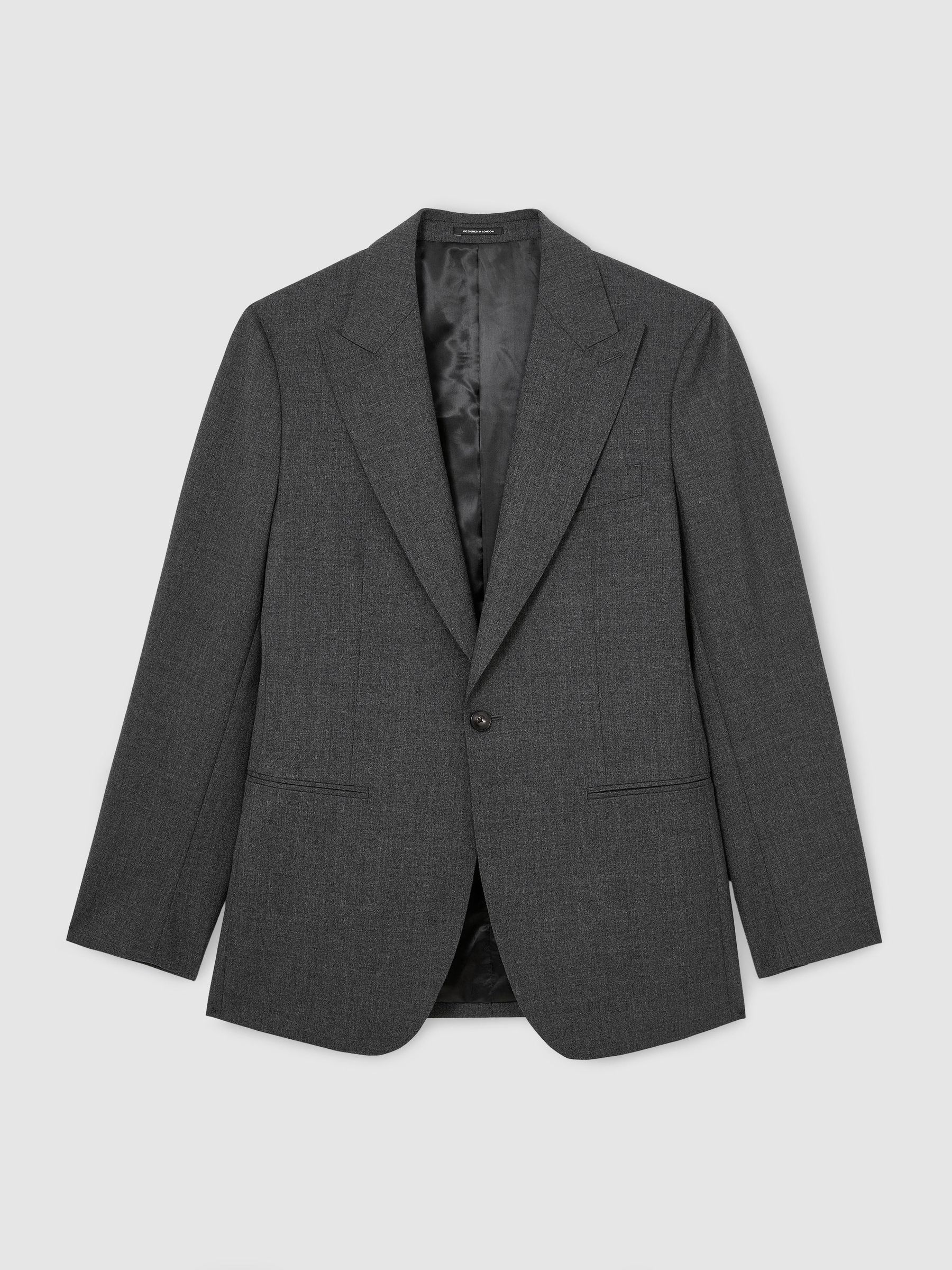 Suit Jacket in Charcoal Grey - Image 2 of 7