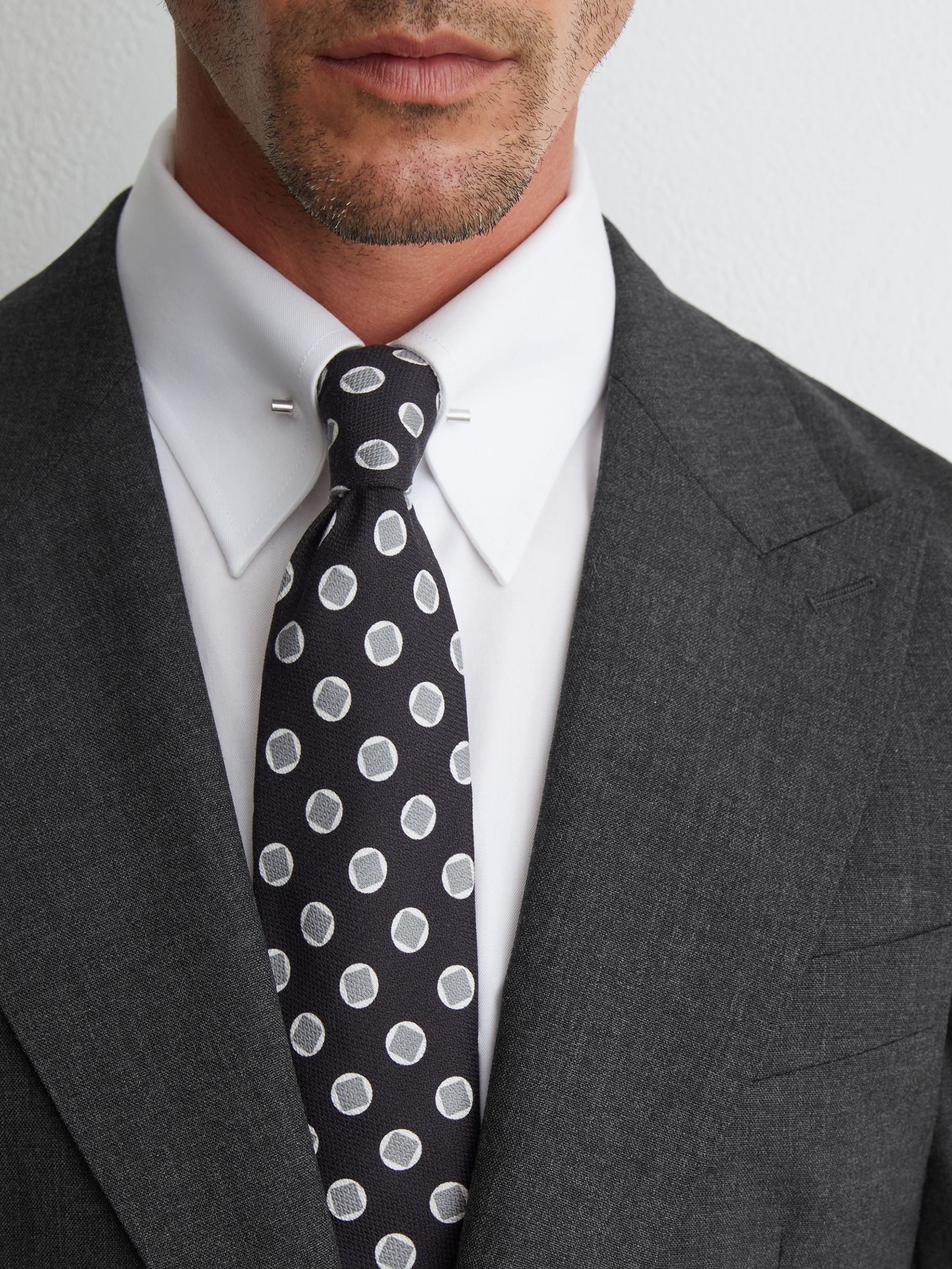 Suit Jacket in Charcoal Grey - Image 3 of 7