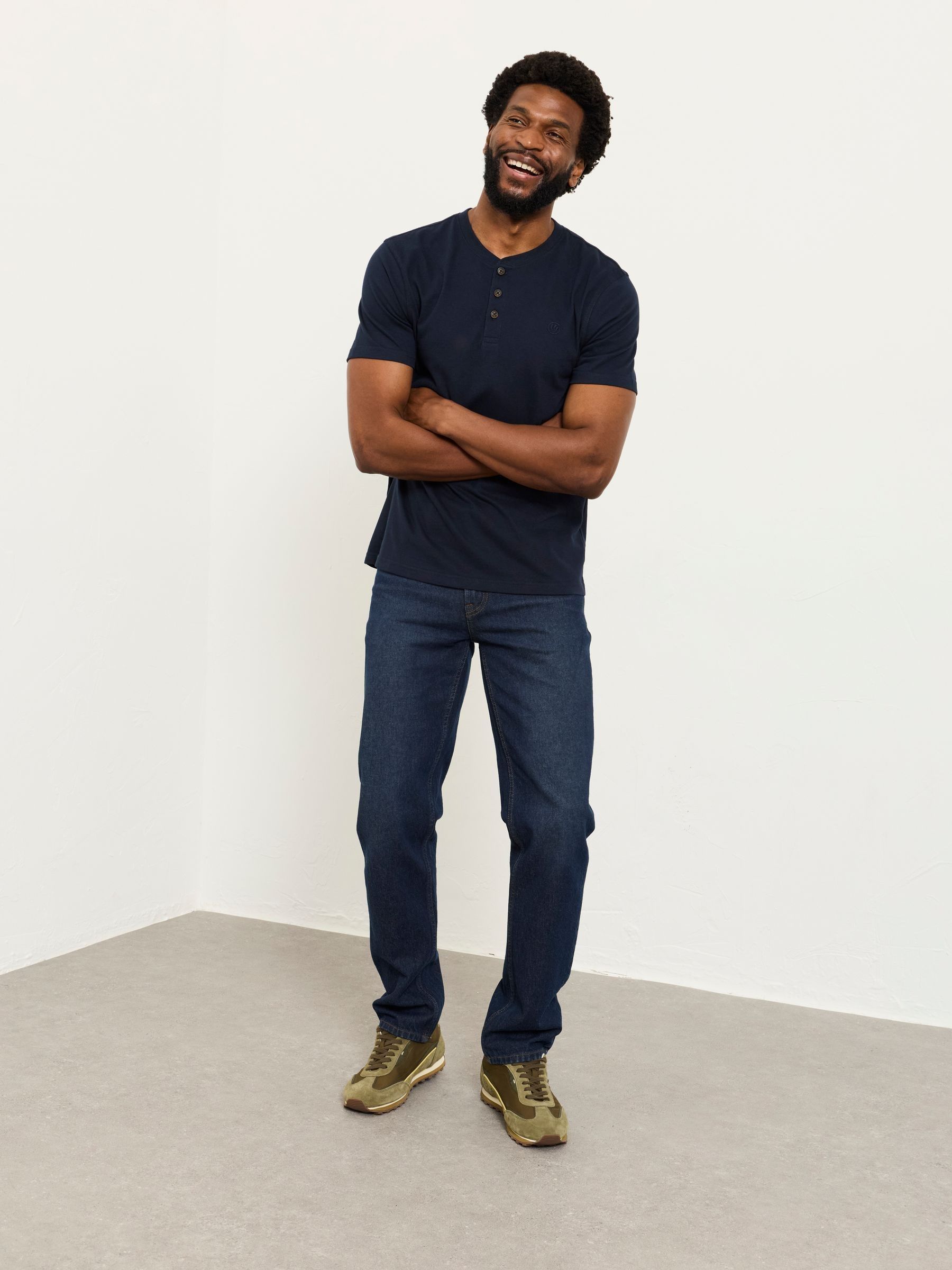 White 2 Pack Short Sleeve Henley - Image 4 of 8