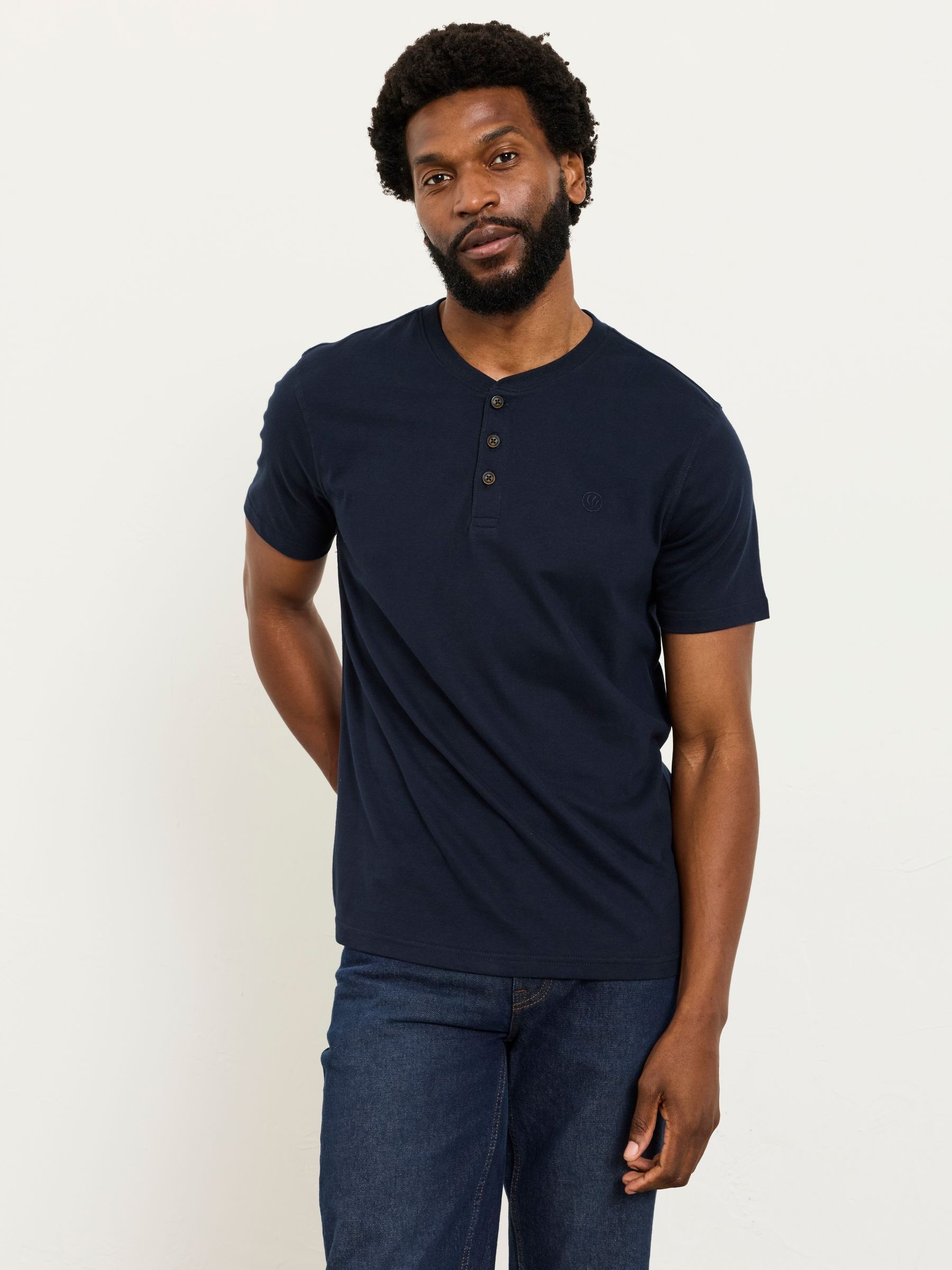 White 2 Pack Short Sleeve Henley - Image 7 of 8