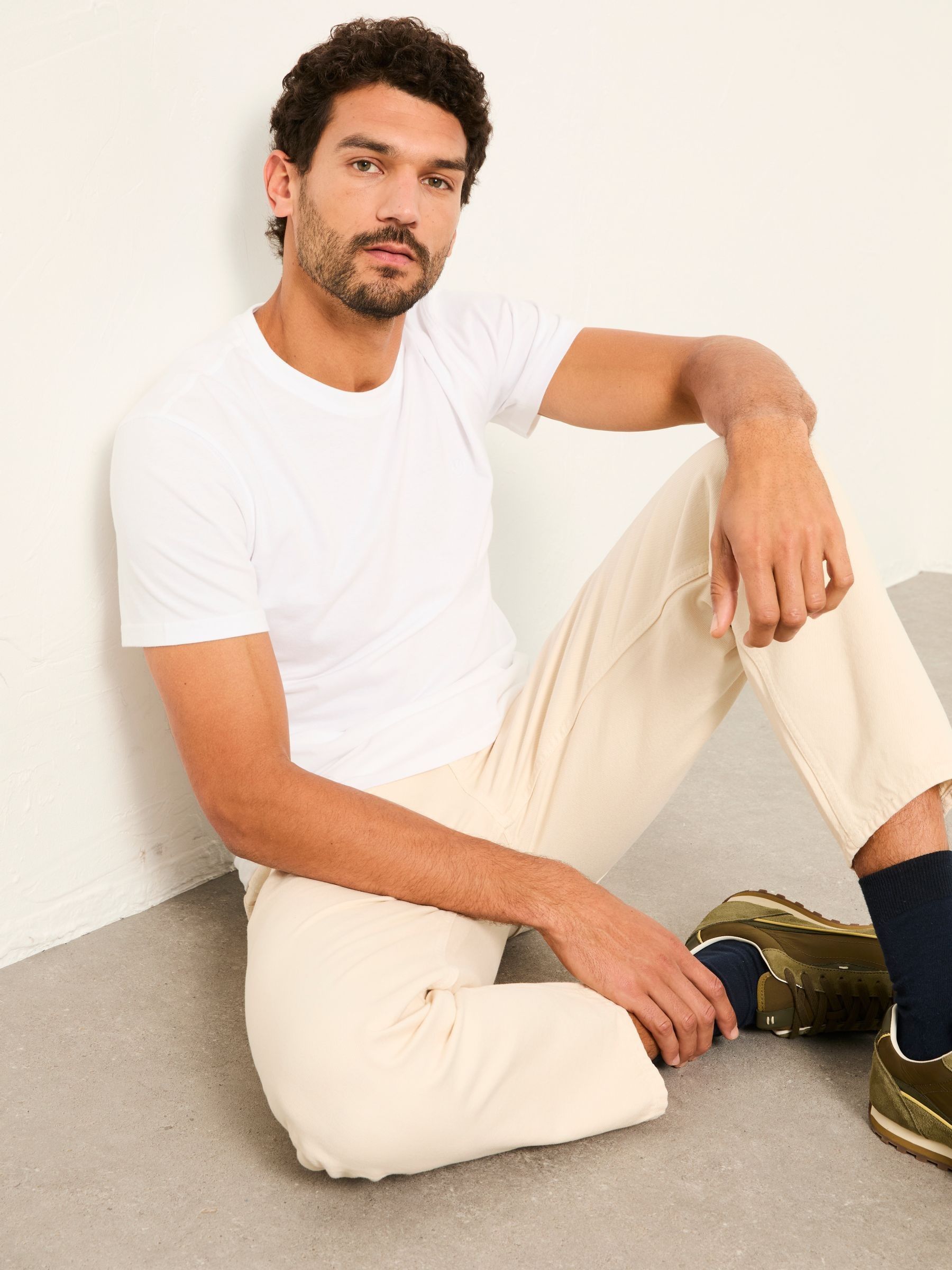 2 Pack Short Sleeve T-Shirts in White - Image 6 of 7