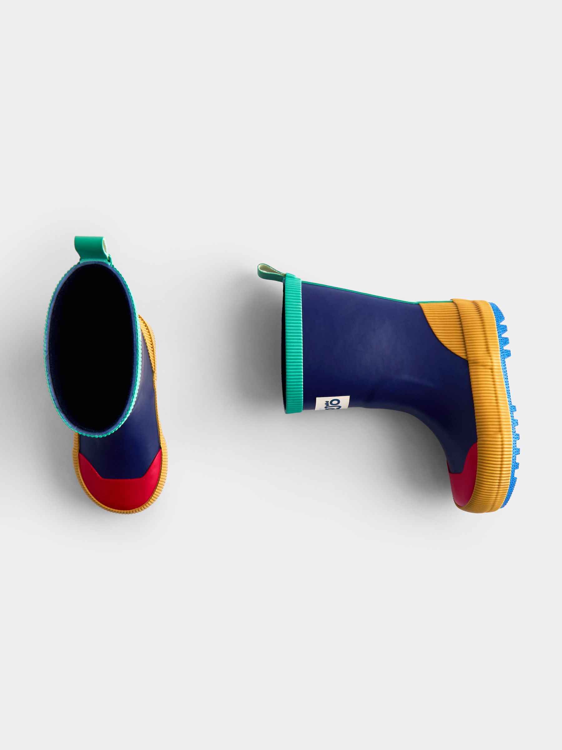 Blue Colourblock Wellies - Image 4 of 4