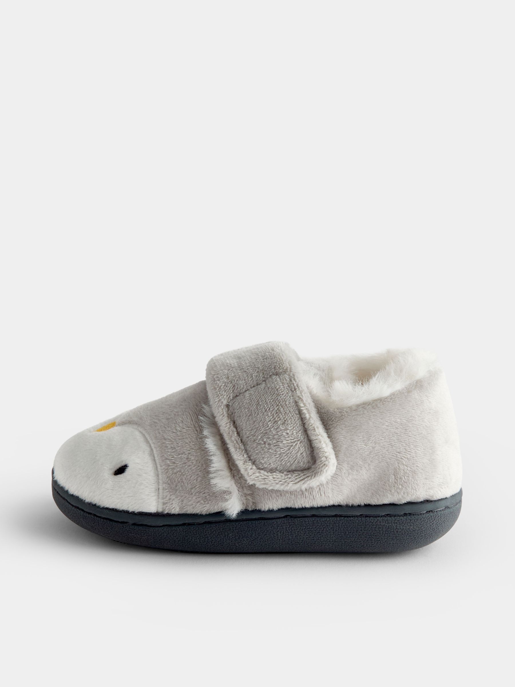 Grey Penguin Slipper Shoe - Image 4 of 4 Grey Penguin Slipper Shoe - Image 4 of 4