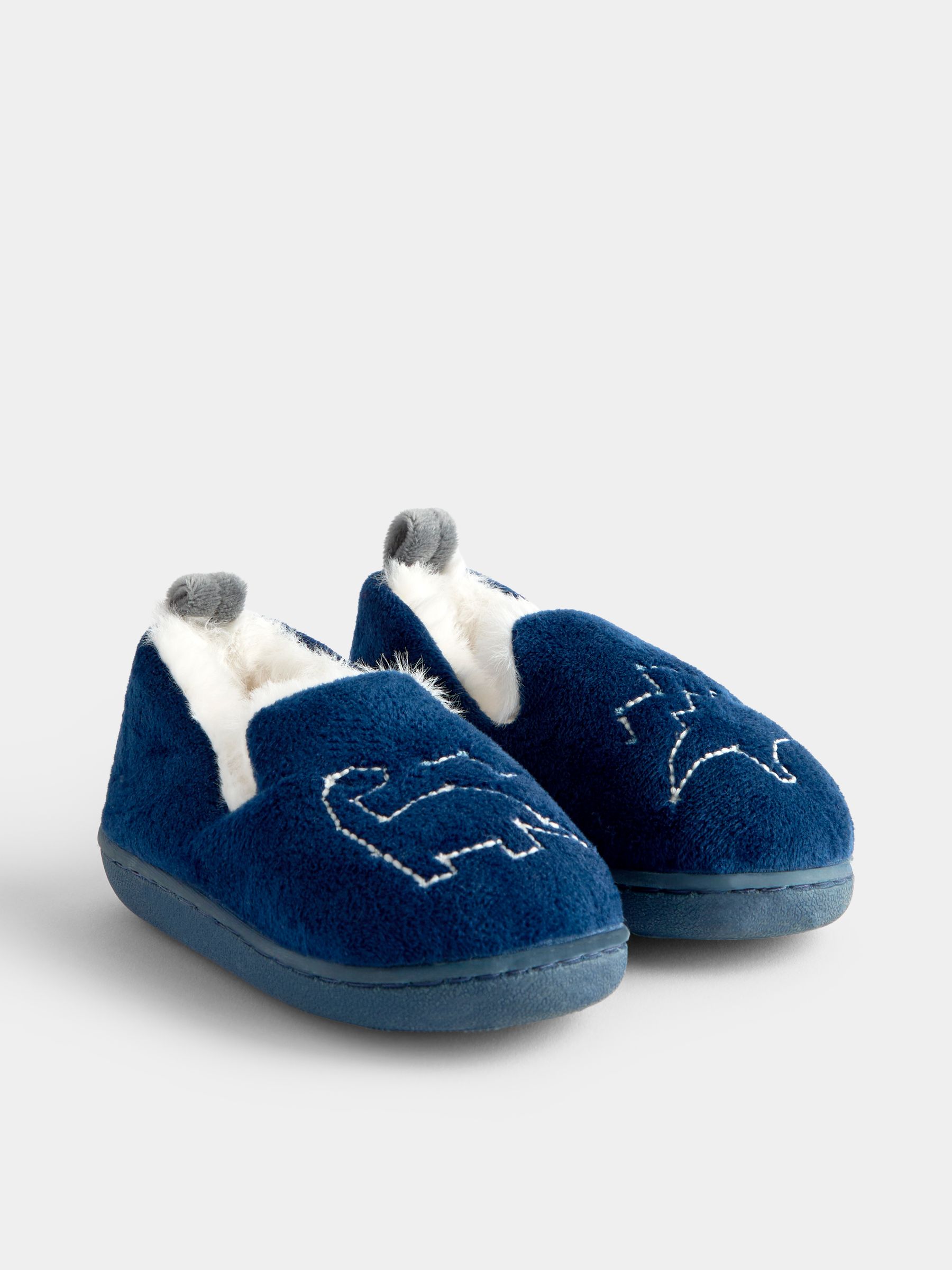 Navy Dinosaur Slipper Shoe - Image 1 of 4