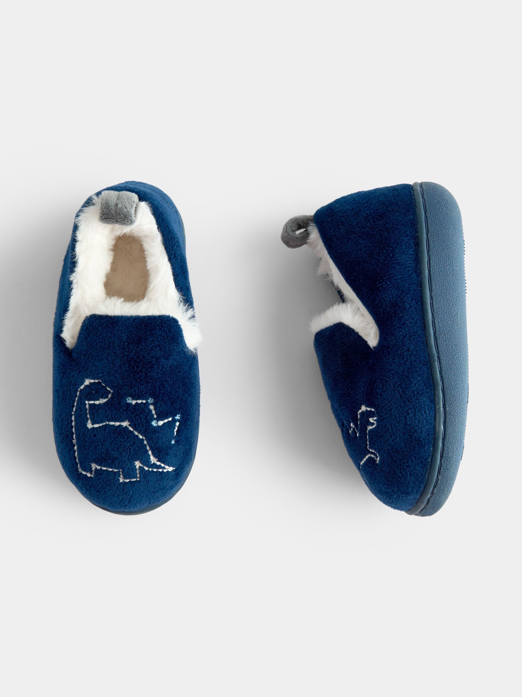Navy Dinosaur Slipper Shoe - Image 3 of 4