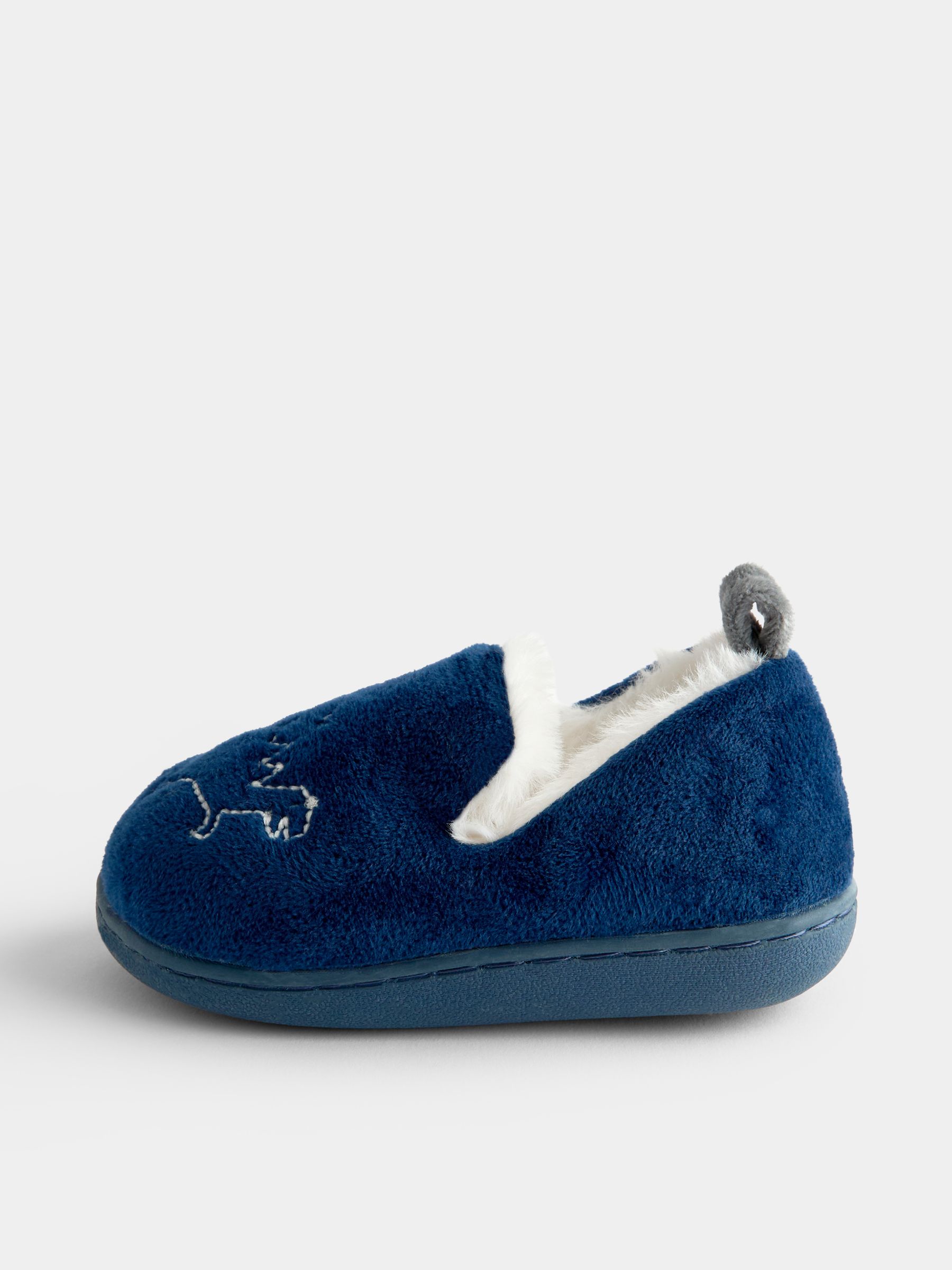 Navy Dinosaur Slipper Shoe - Image 4 of 4