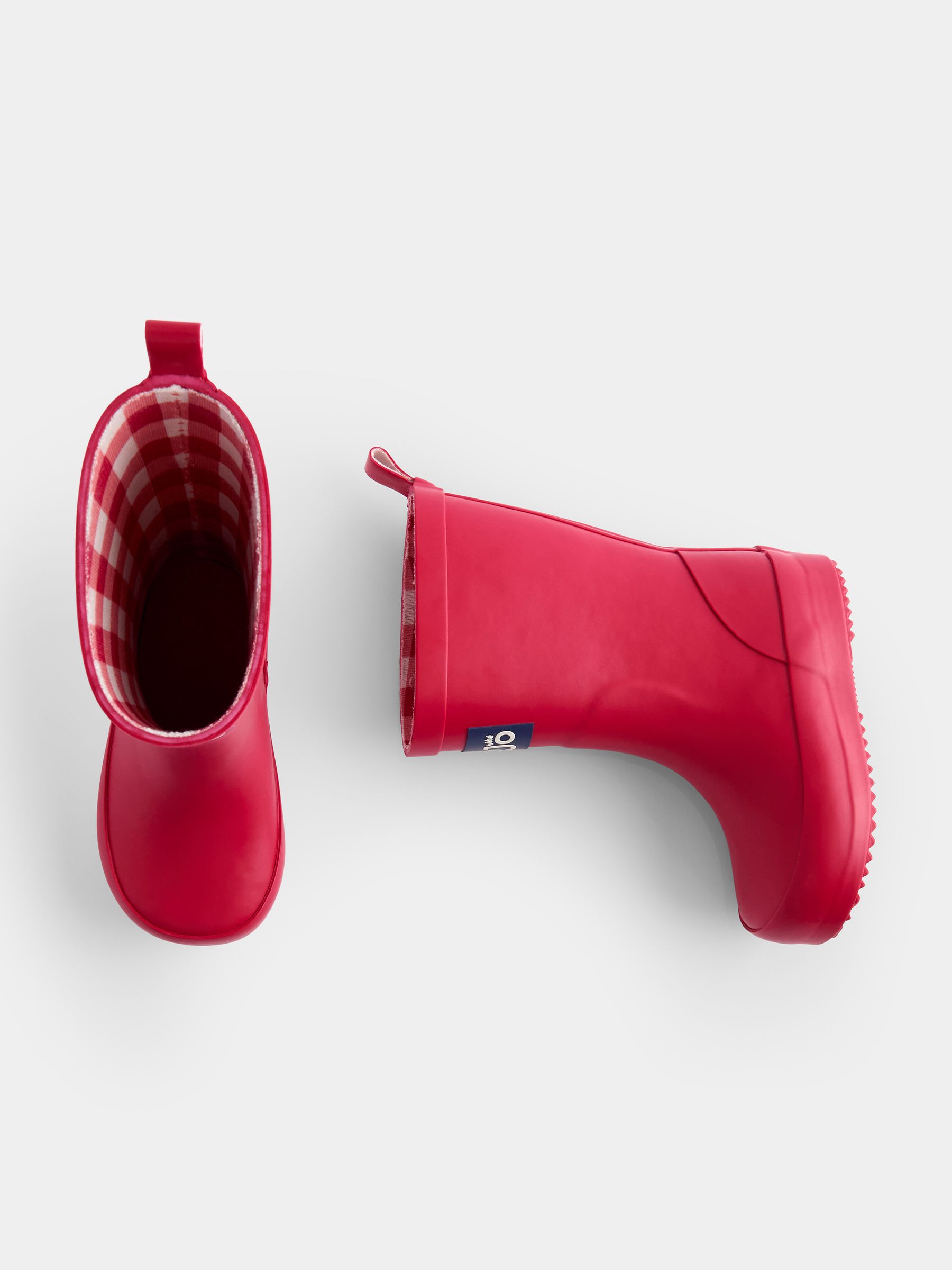Red Gingham Lined Wellies - Image 5 of 5 Red Gingham Lined Wellies - Image 5 of 5