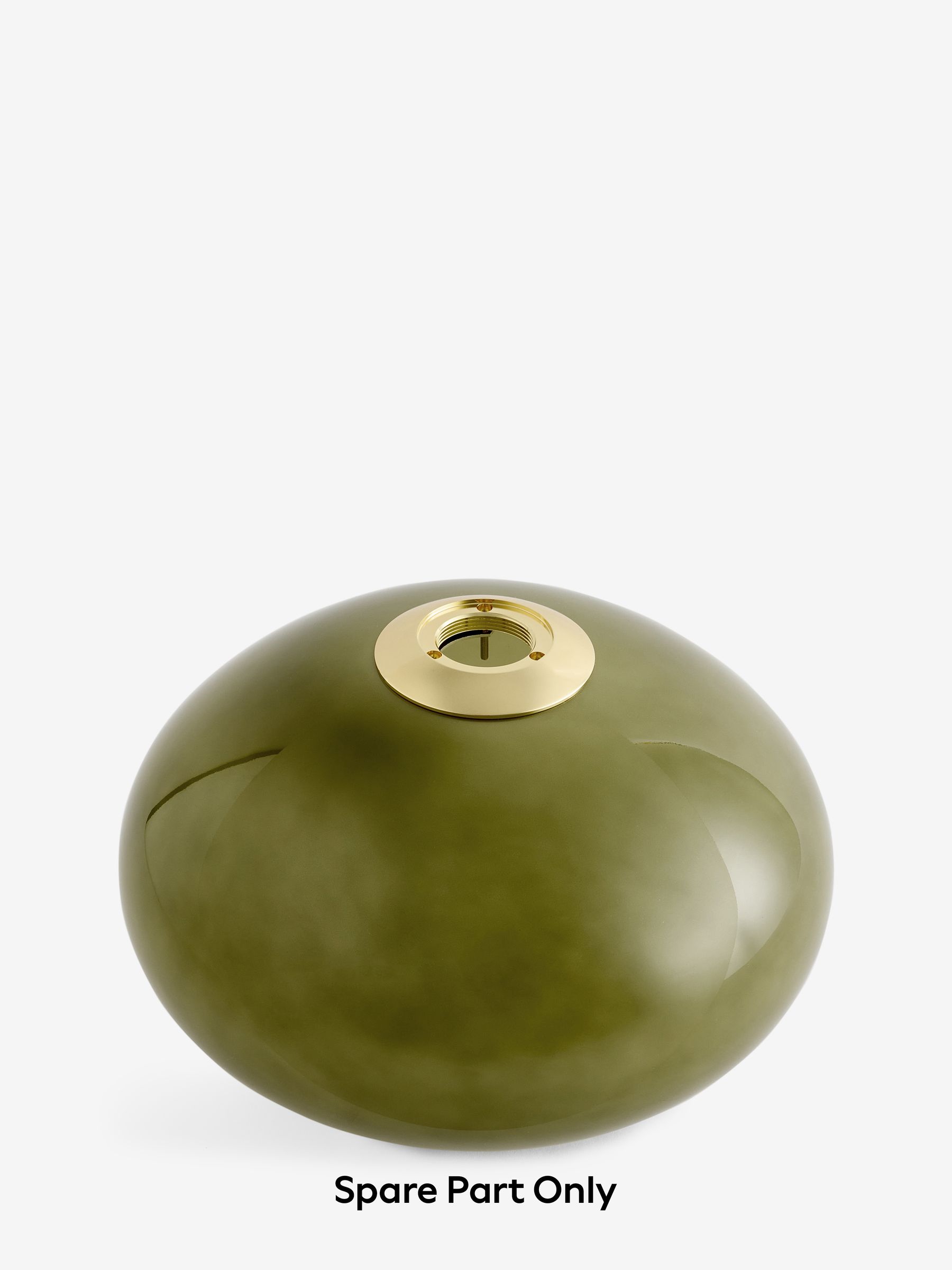 Adrianne Spare Glass Part Lighting Accessories in Green - Image 2 of 2