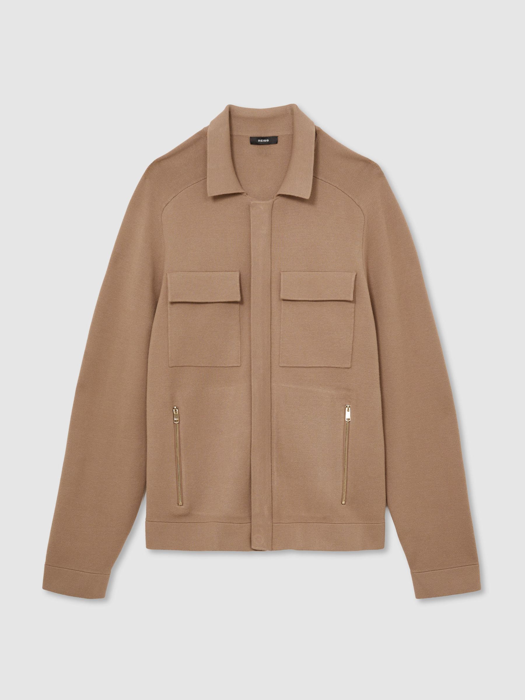 Cardigan in Camel Brown - Image 2 of 6