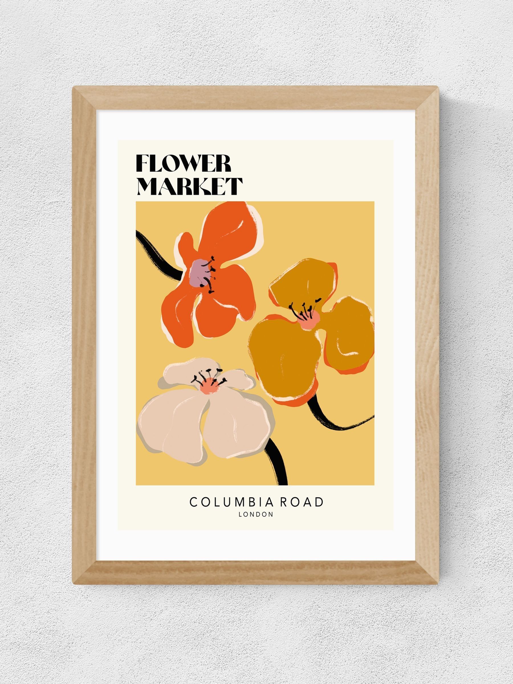 East End Prints Oak Columbia Road Wall Art Print by Luxe Poster Co - Image 2 of 2