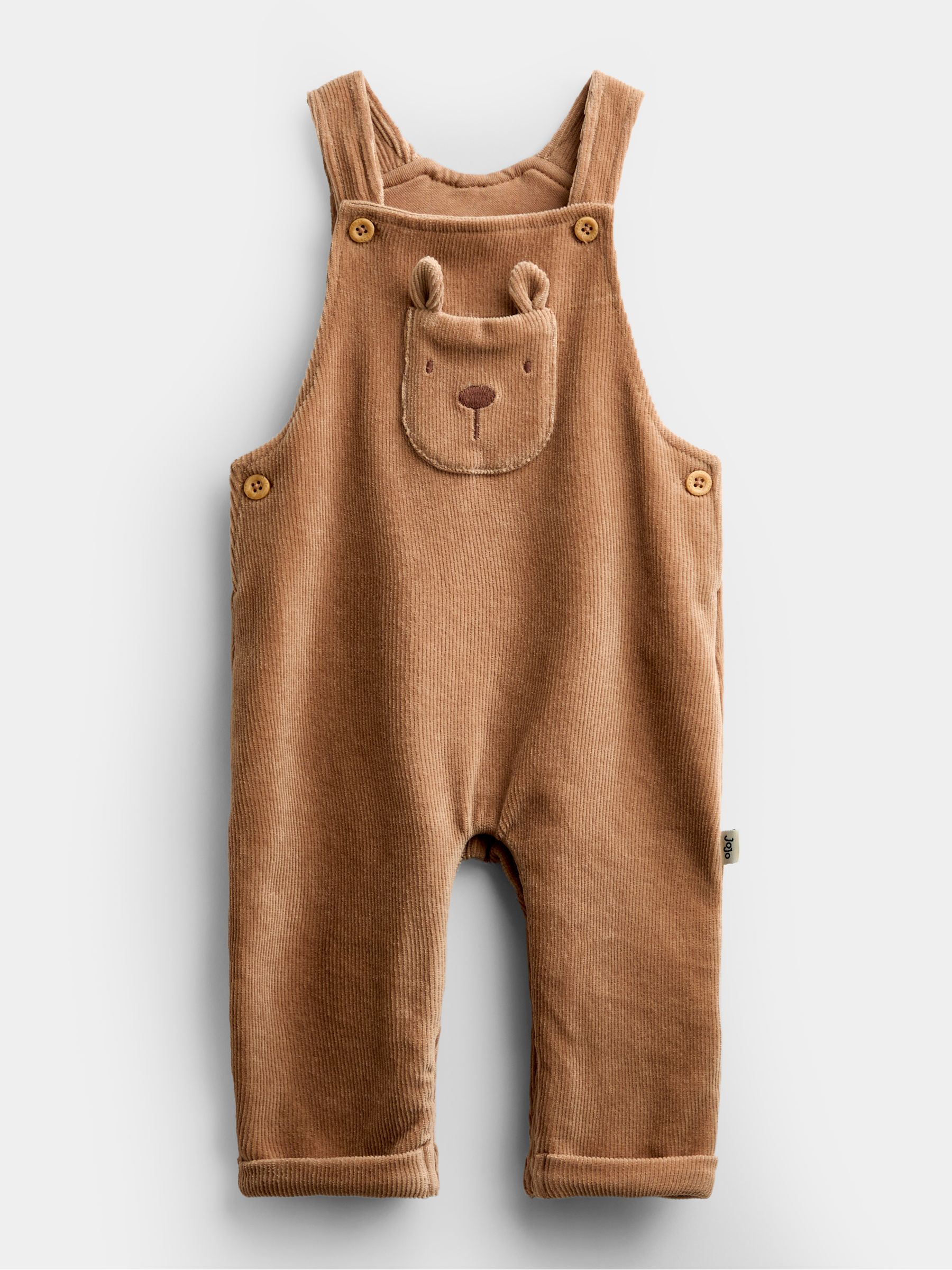 Brown Bear Jersey Dungaree & Bodysuit Set - Image 4 of 8