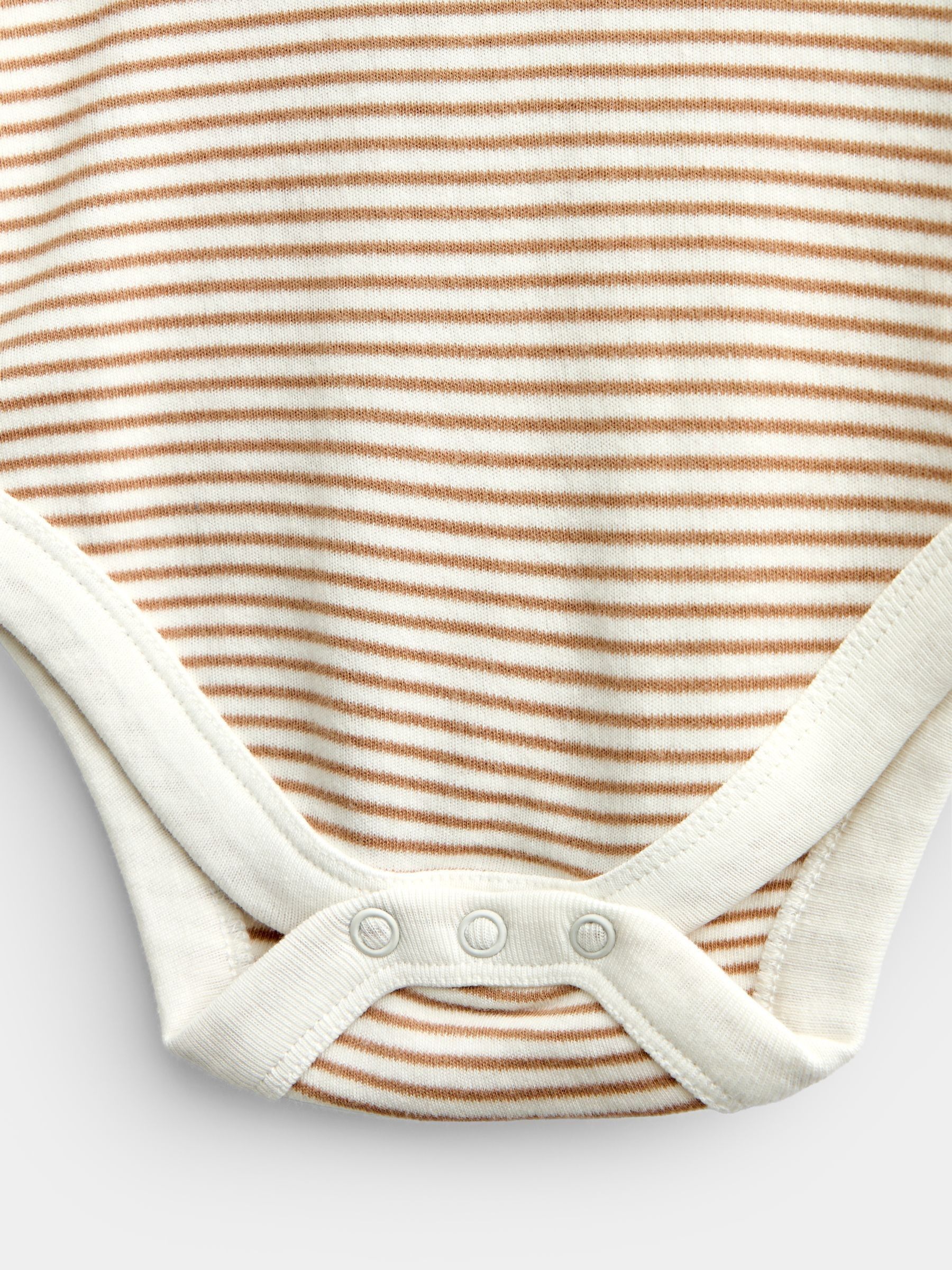 Brown Bear Jersey Dungaree & Bodysuit Set - Image 7 of 8