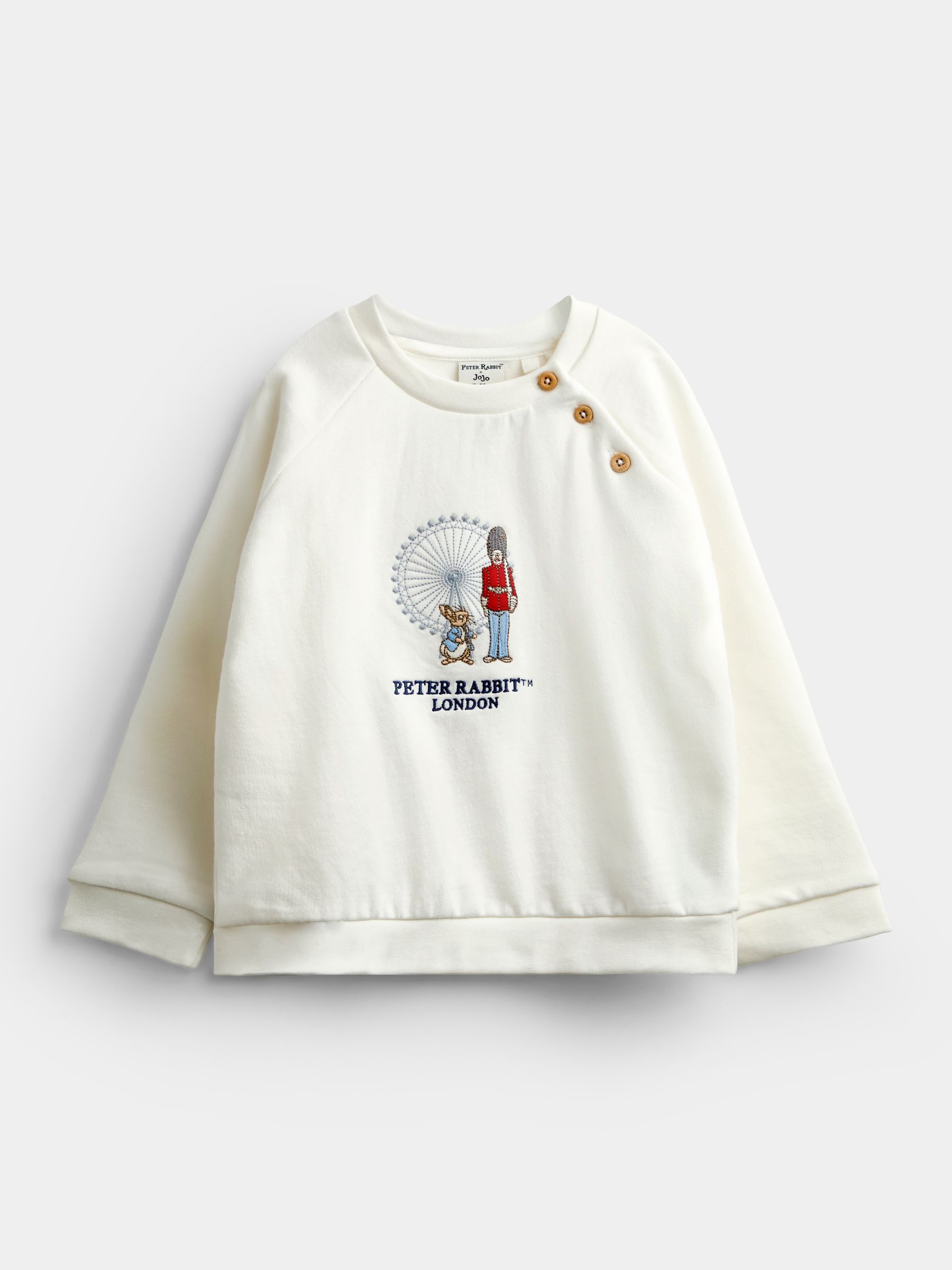 Cream Peter Rabbit™ London 2-Piece Sweatshirt & Leggings Set - Image 4 of 8