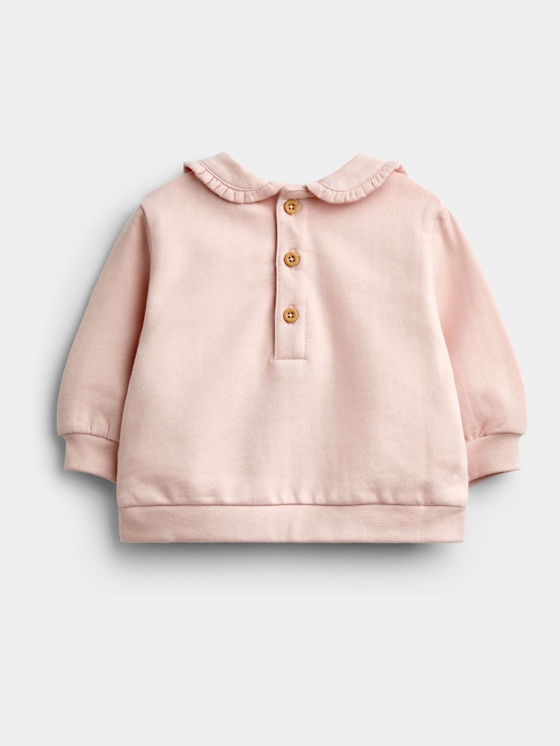 Rose Pink Fox Sweatshirt & Leggings Set - Image 3 of 6