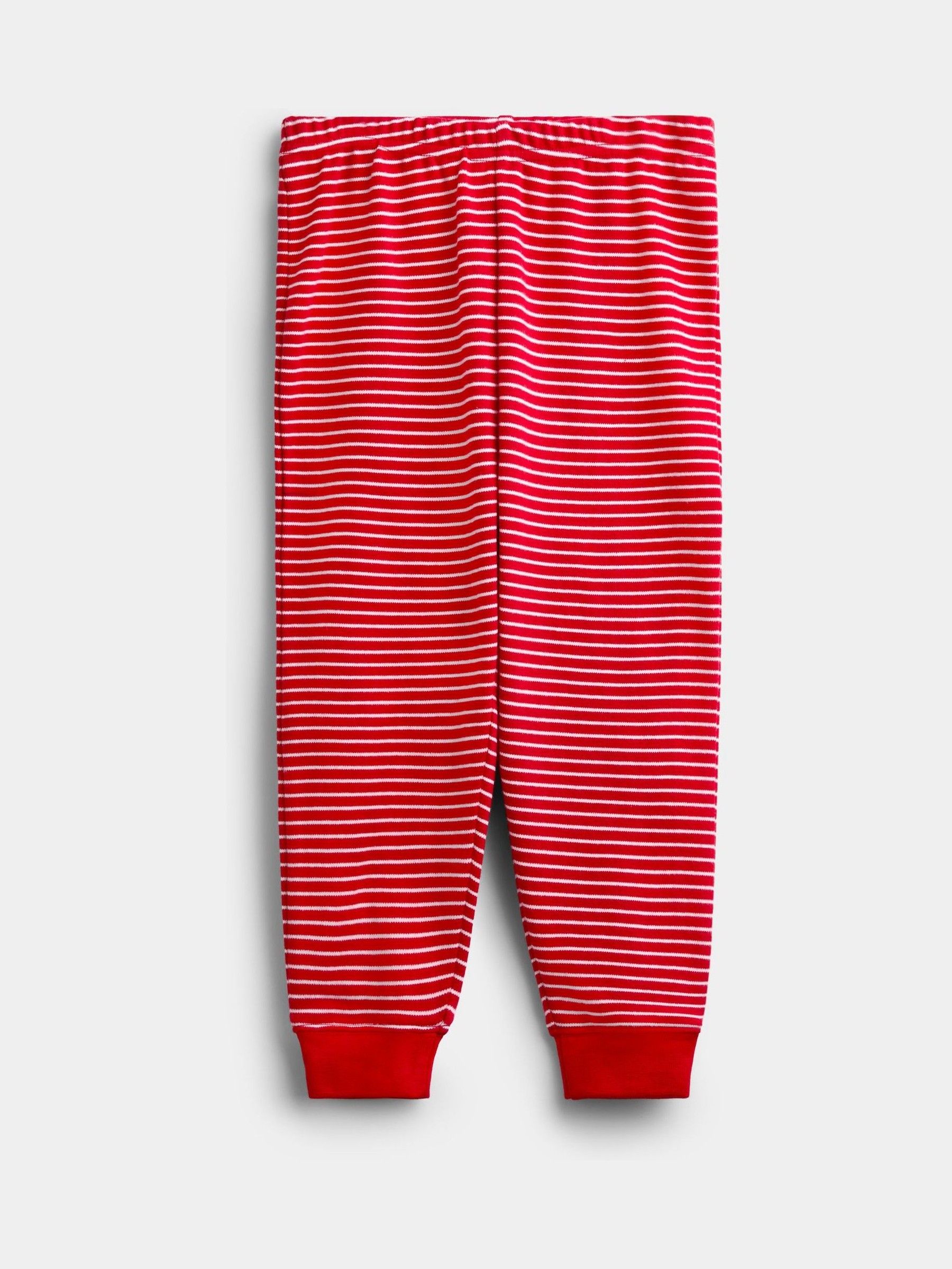 Red Stripe Christmas Jersey Pyjamas - Image 4 of 6