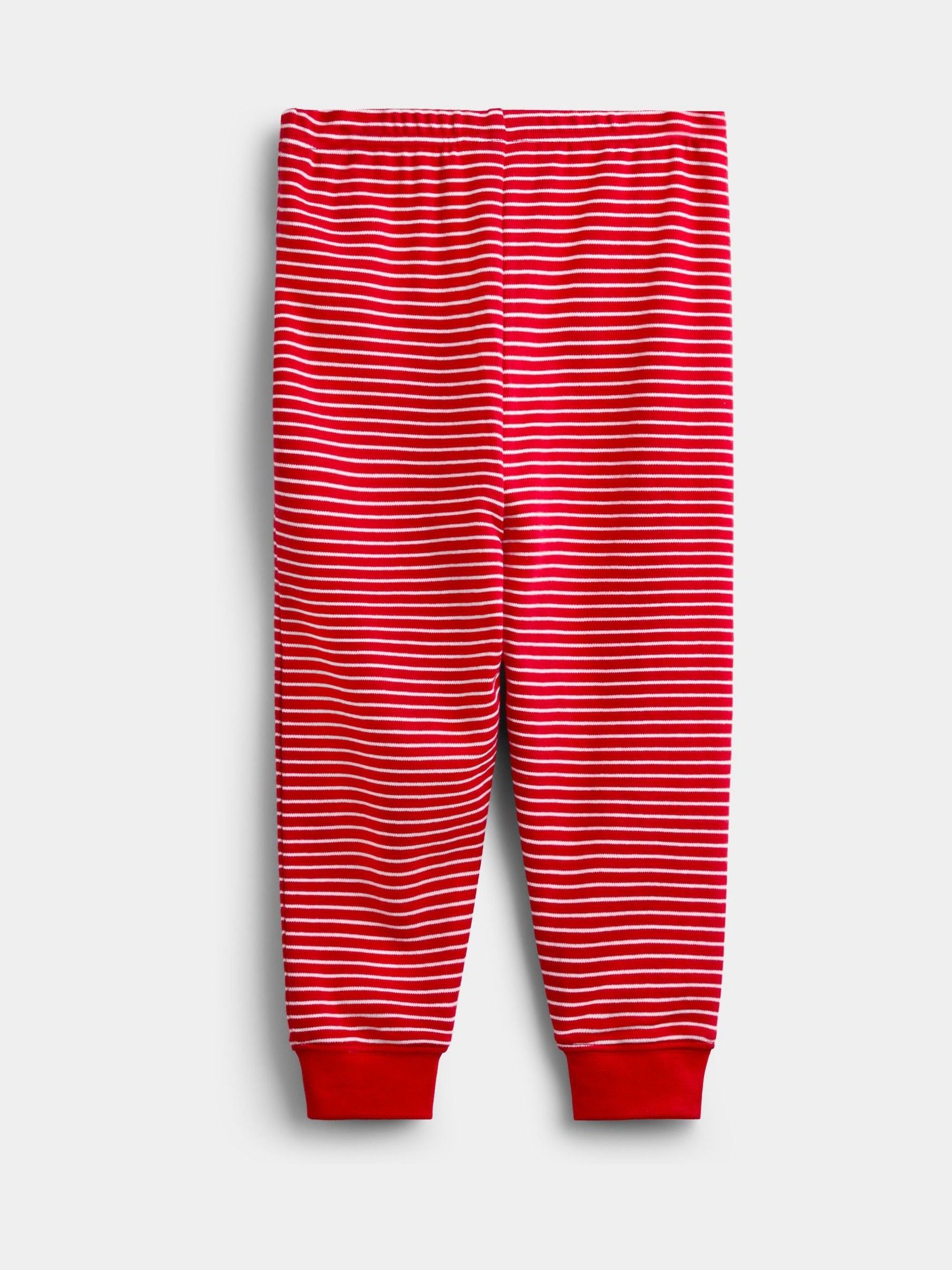 Red Stripe Christmas Jersey Pyjamas - Image 5 of 6