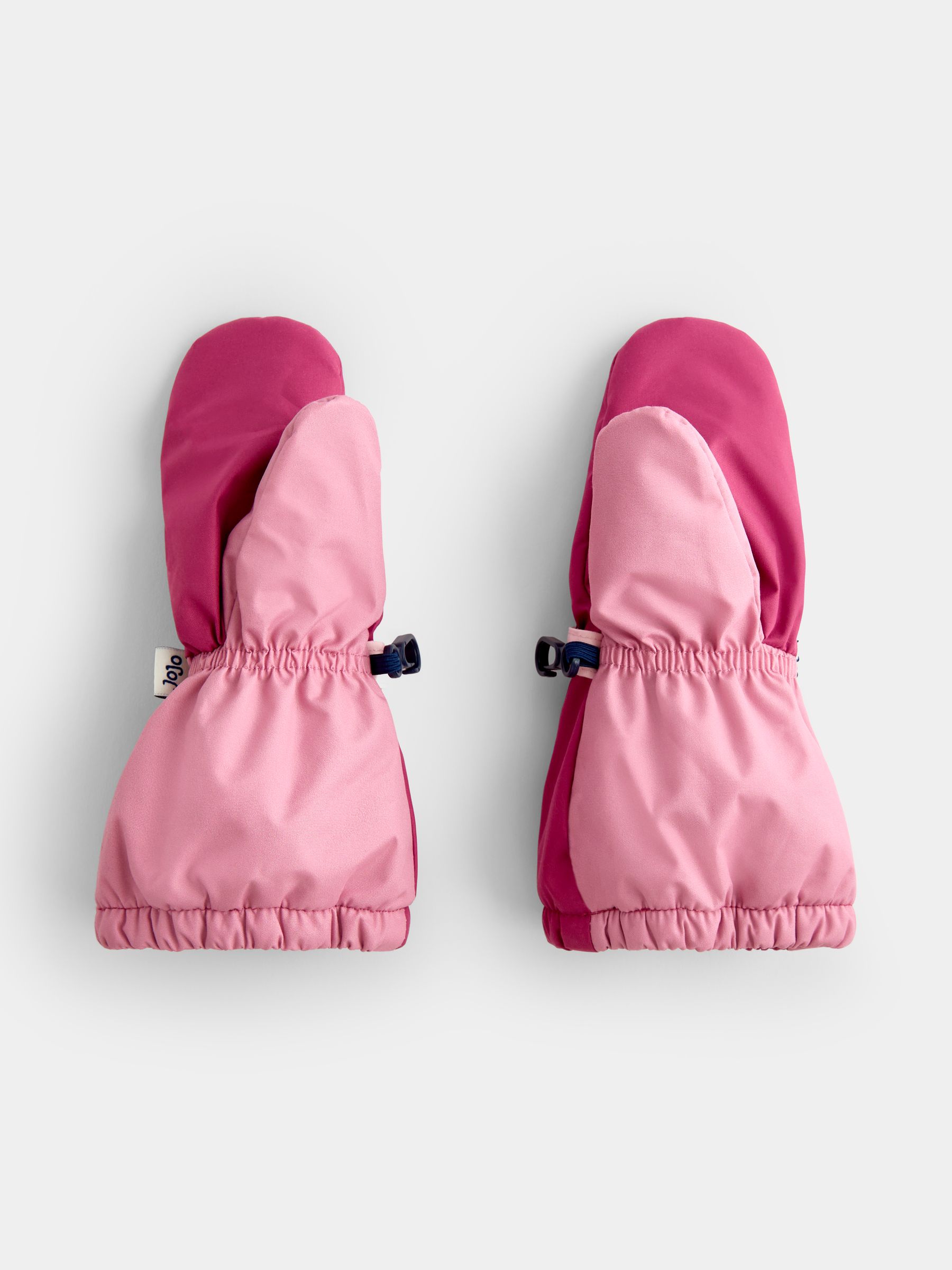 Pink Colourblock Fleece Lined Mittens - Image 2 of 4