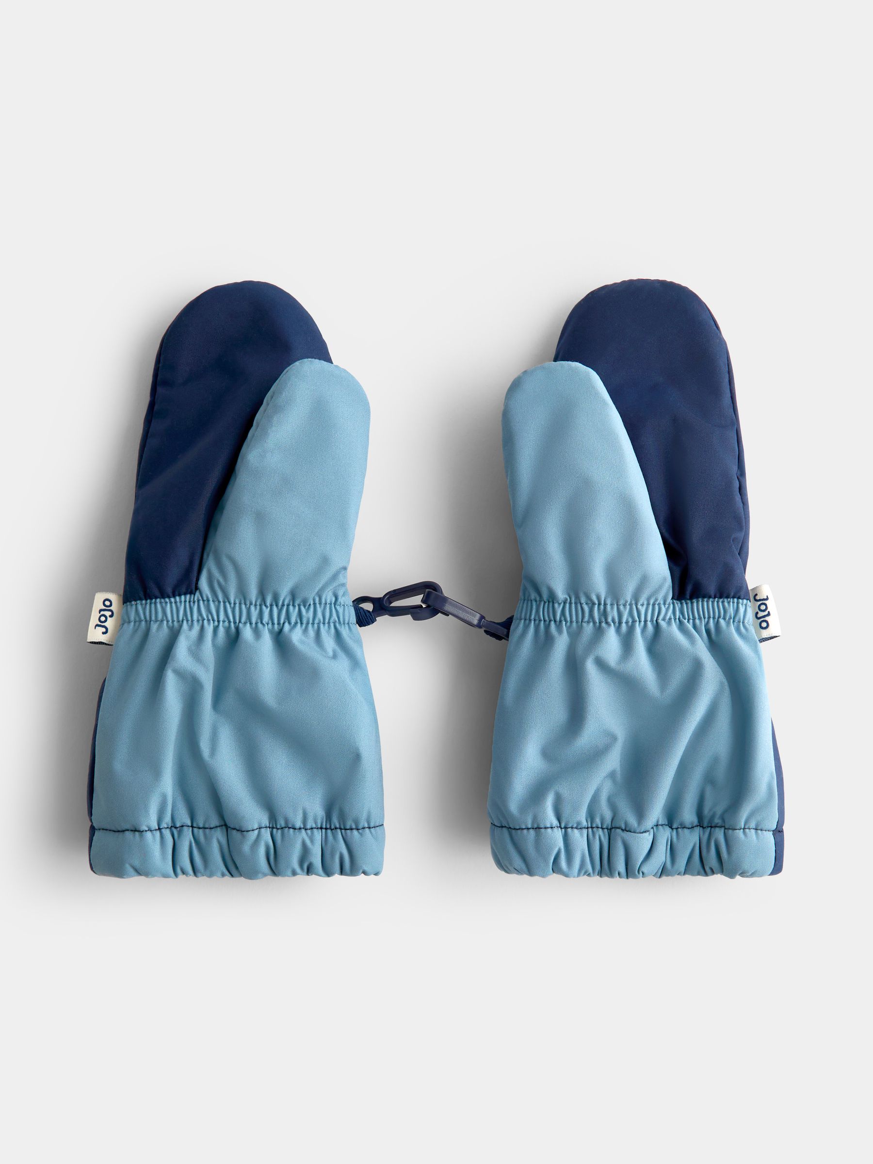 Blue Colourblock Fleece Lined Mittens - Image 2 of 4