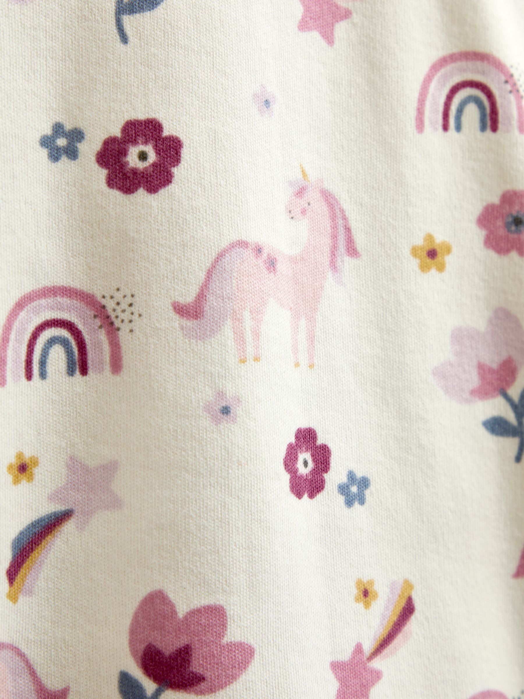 Pink Unicorn 2-Pack Jersey Pyjamas - Image 12 of 13