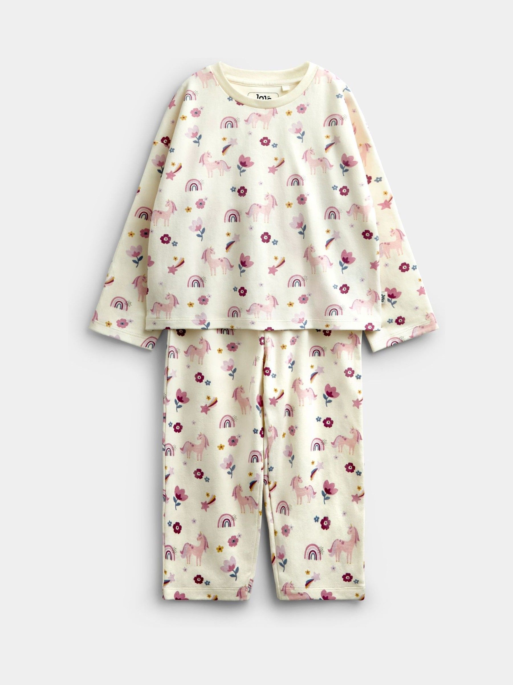 Pink Unicorn 2-Pack Jersey Pyjamas - Image 2 of 13 Pink Unicorn 2-Pack Jersey Pyjamas - Image 2 of 13