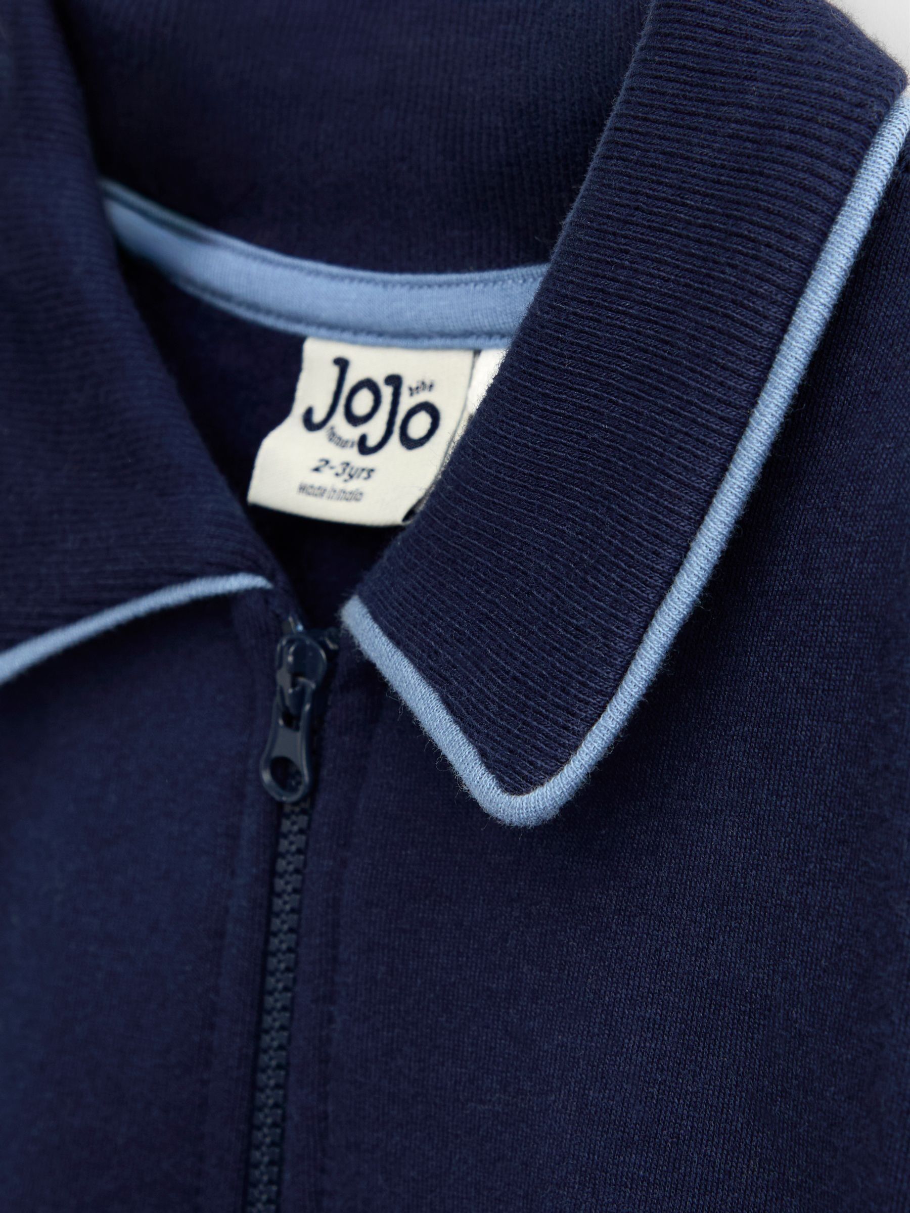 Navy Blue Race Car Appliqué Half Zip Sweatshirt - Image 4 of 4