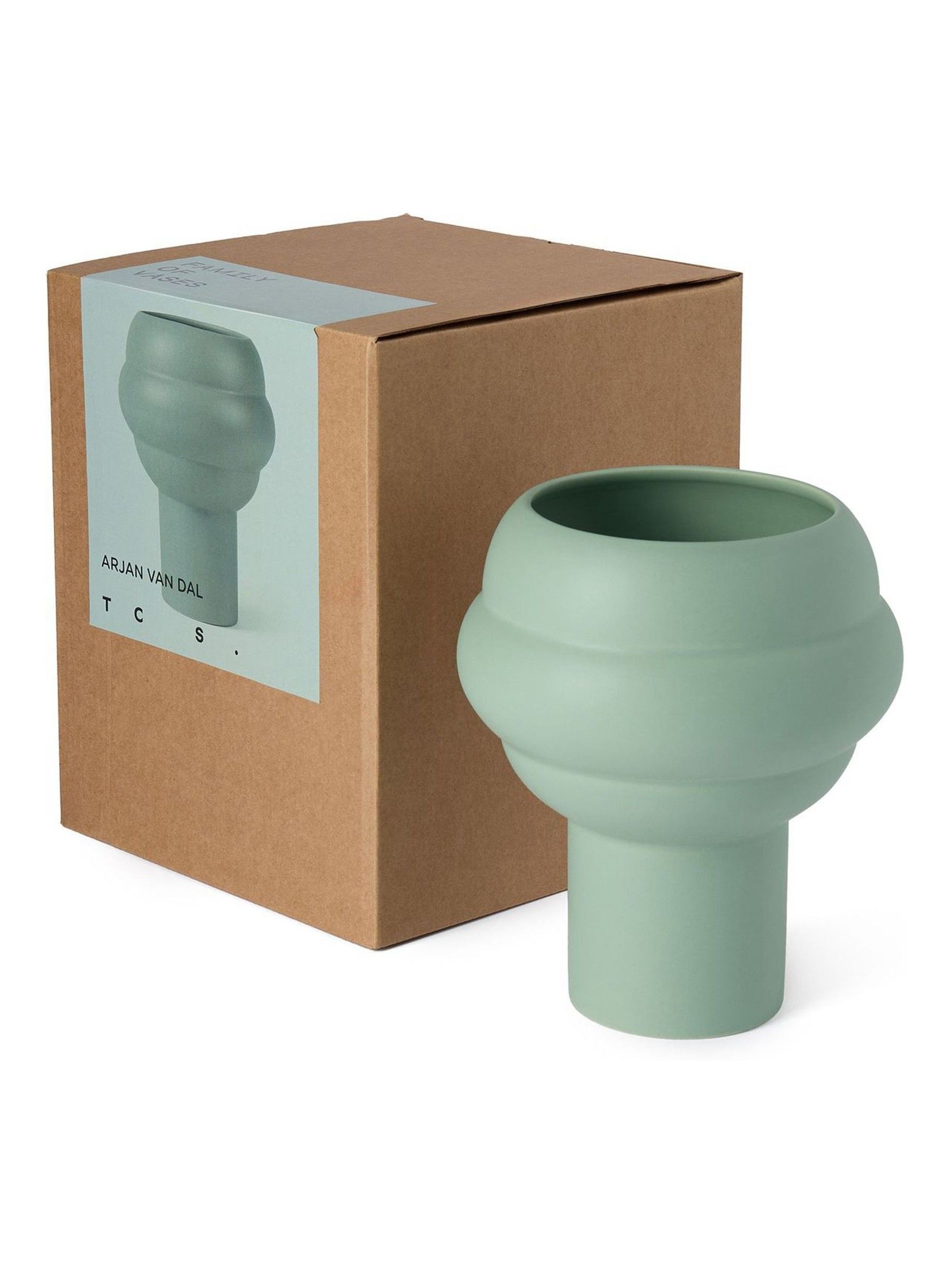 The Conran Shop Sage Green Tree Vase - Image 3 of 5