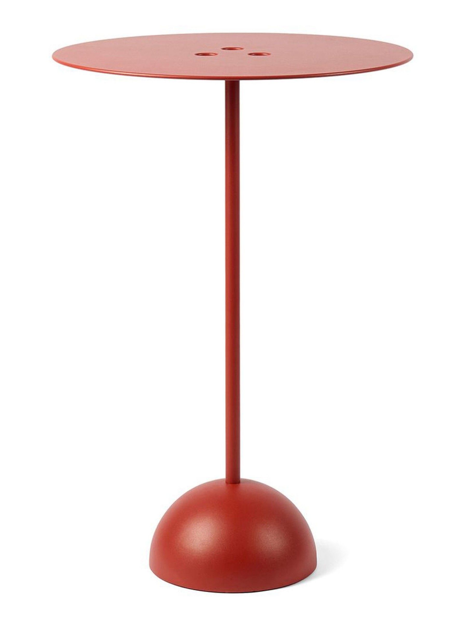 The Conran Shop Red Ten-Pin Side Table - Image 3 of 5