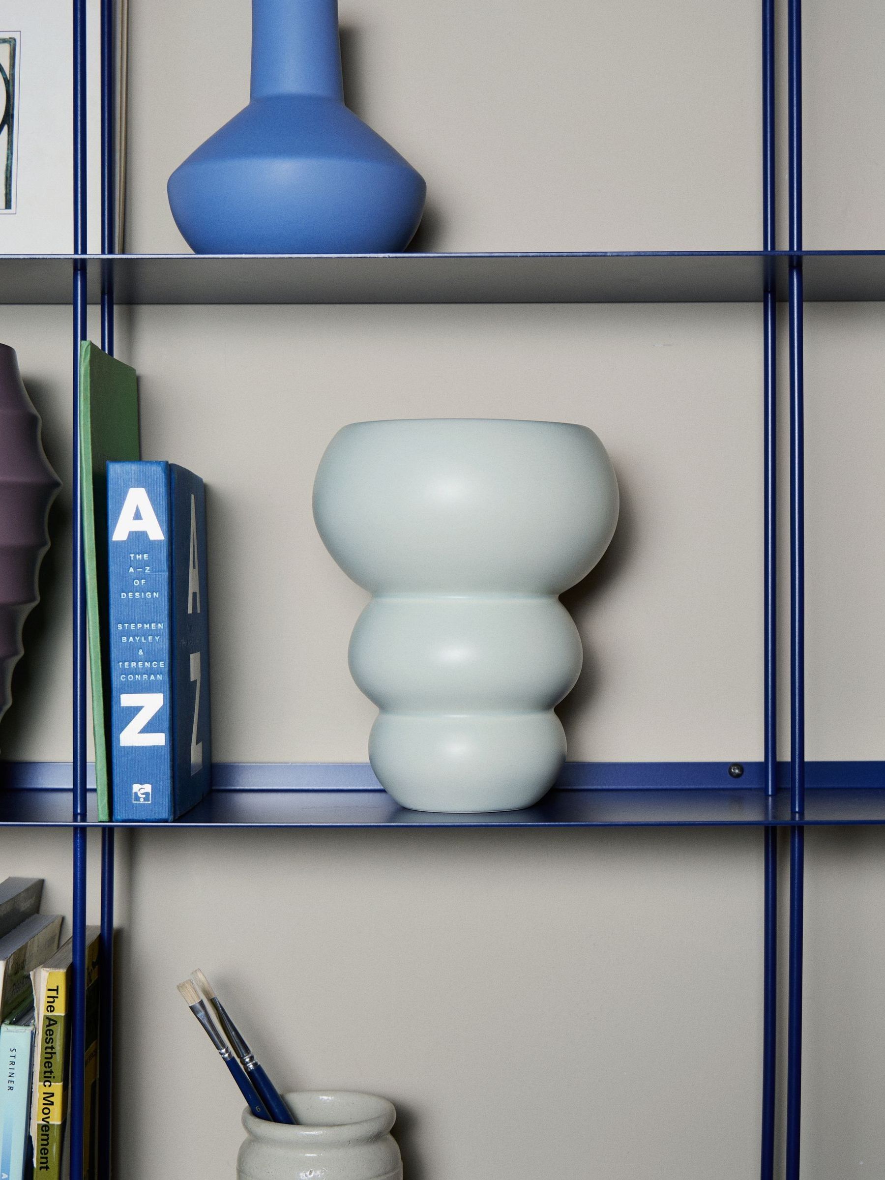 The Conran Shop Mint Green Stacked Spheres Vase - Image 1 of 4 The Conran Shop Mint Green Stacked Spheres Vase - Image 1 of 4