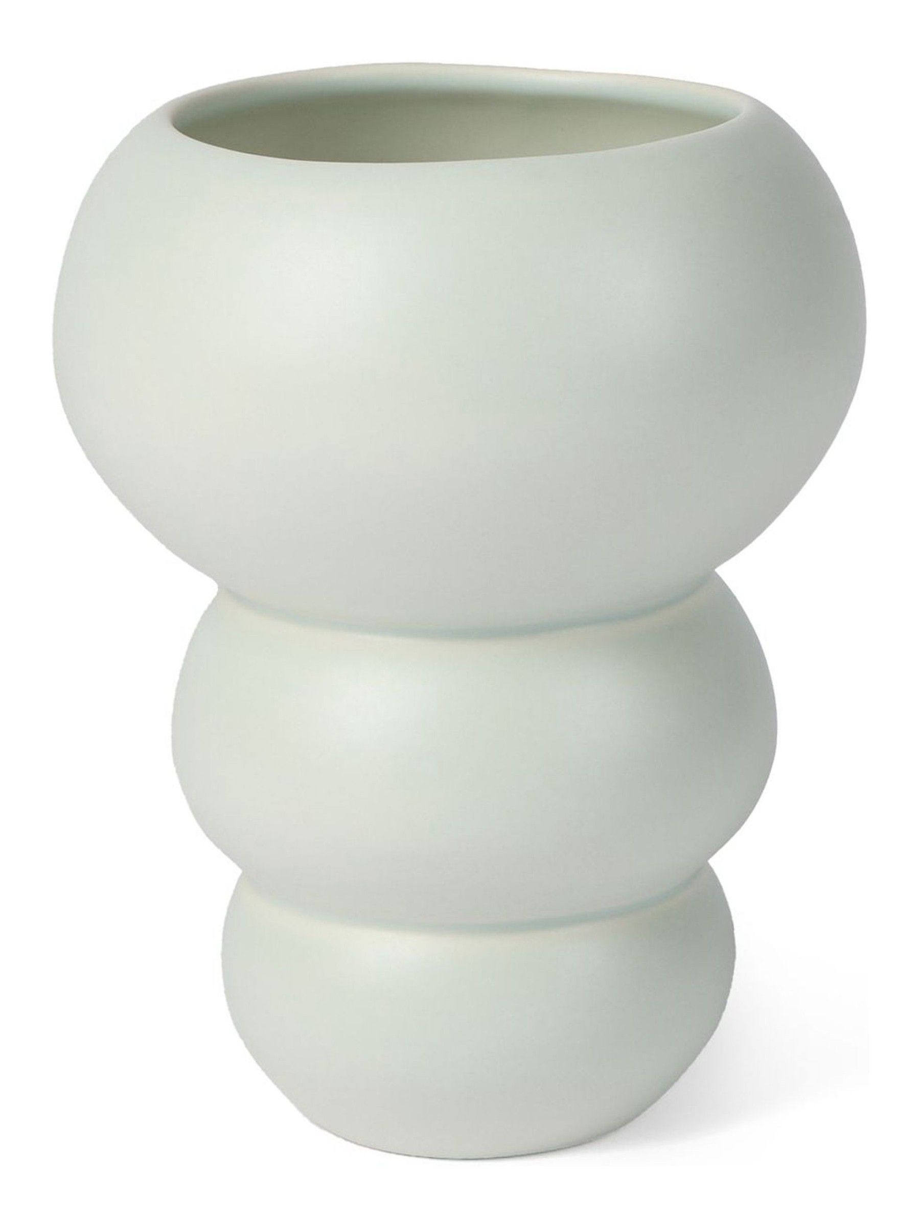 The Conran Shop Mint Green Stacked Spheres Vase - Image 2 of 4