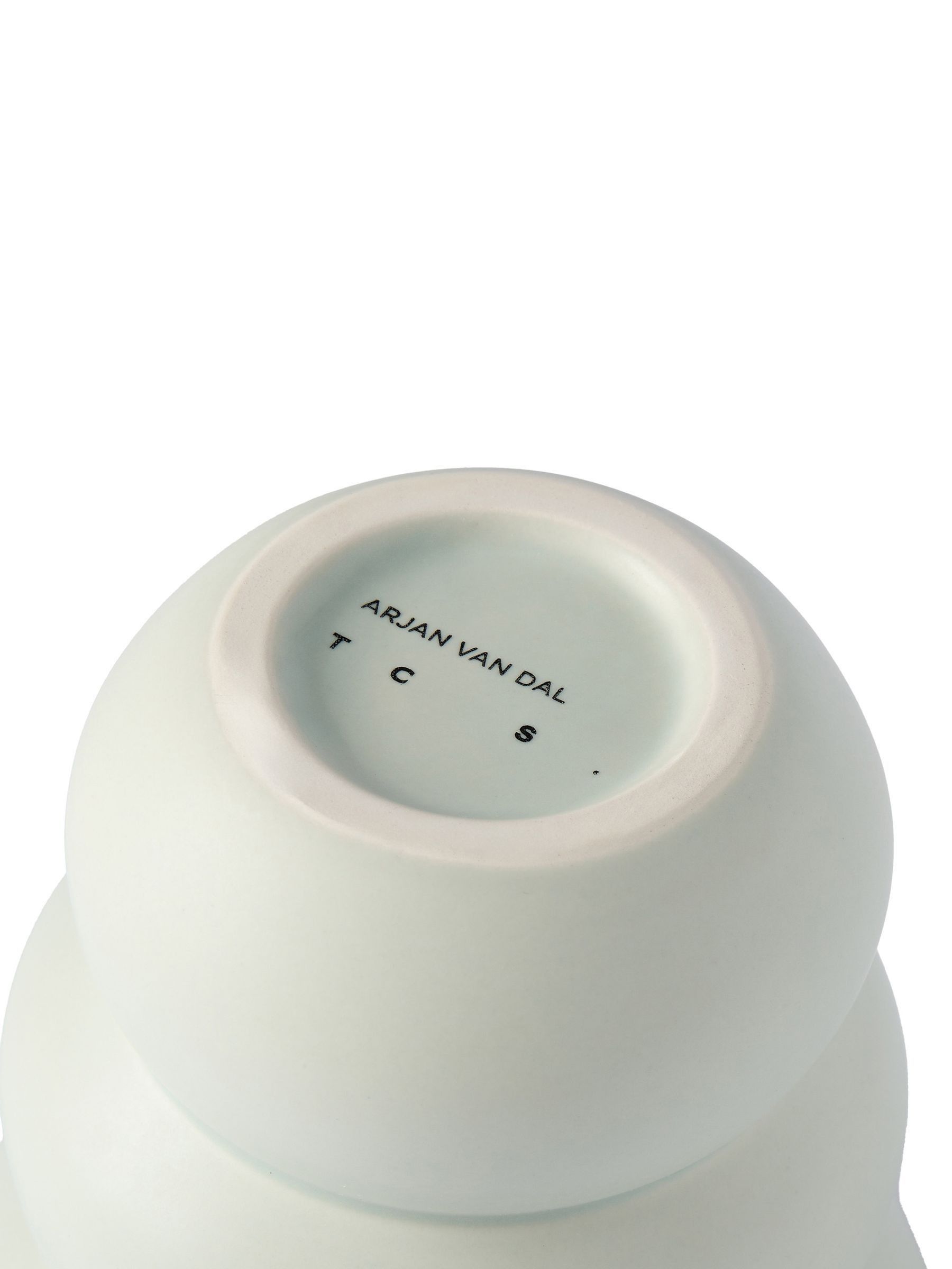 The Conran Shop Mint Green Stacked Spheres Vase - Image 4 of 4