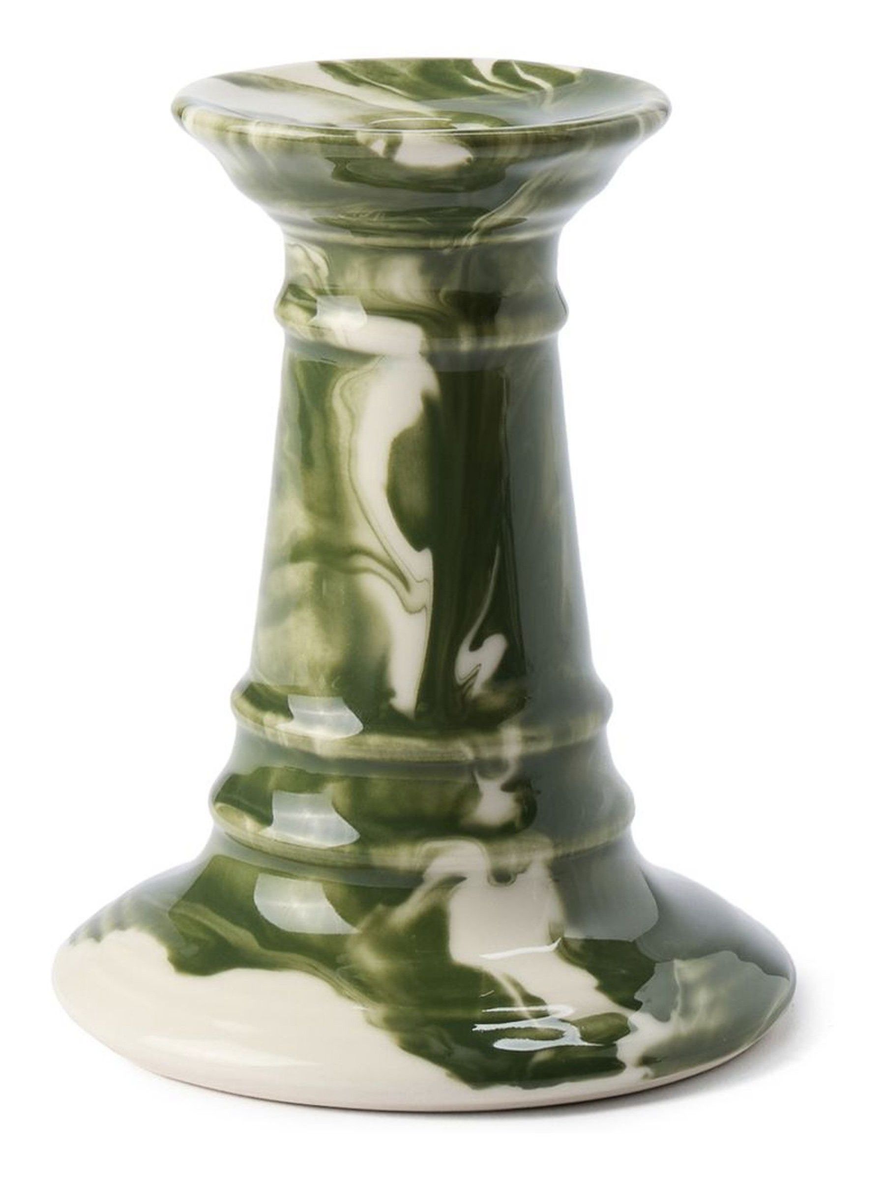 The Conran Shop Green Wardour Stubby Candlestick - Image 1 of 3 The Conran Shop Green Wardour Stubby Candlestick - Image 1 of 3