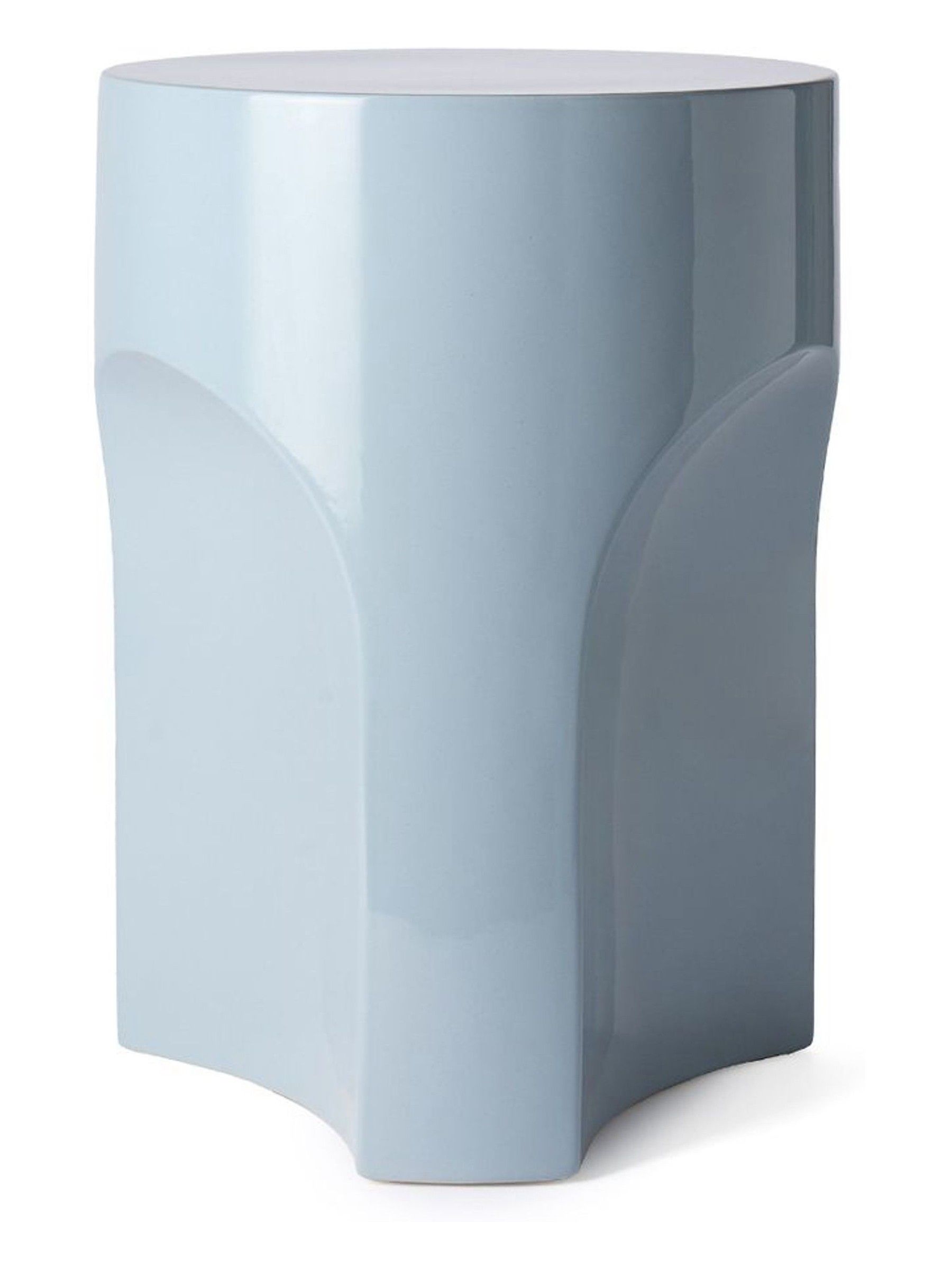The Conran Shop Powder Blue Doric Side Table - Image 2 of 3 The Conran Shop Powder Blue Doric Side Table - Image 2 of 3