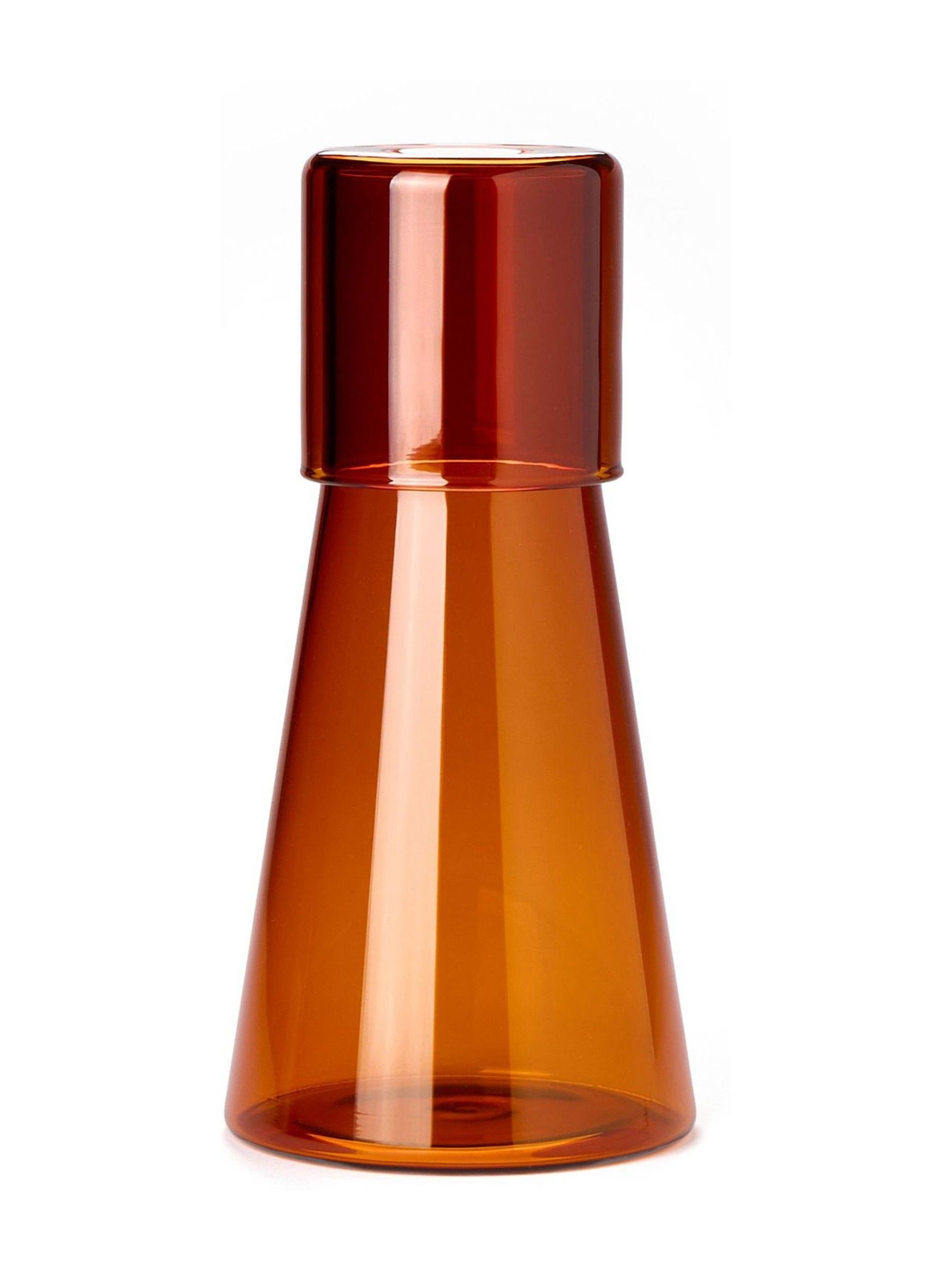 The Conran Shop Amber Carafe & Glass - Image 3 of 5