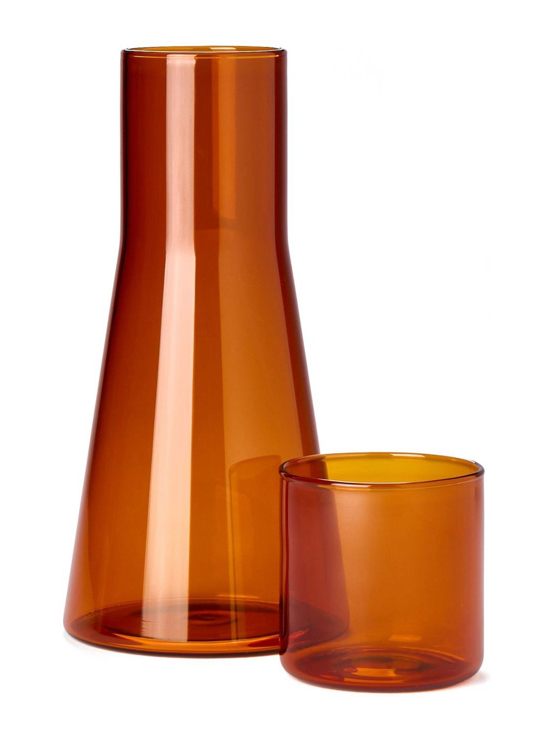 The Conran Shop Amber Carafe & Glass - Image 4 of 5