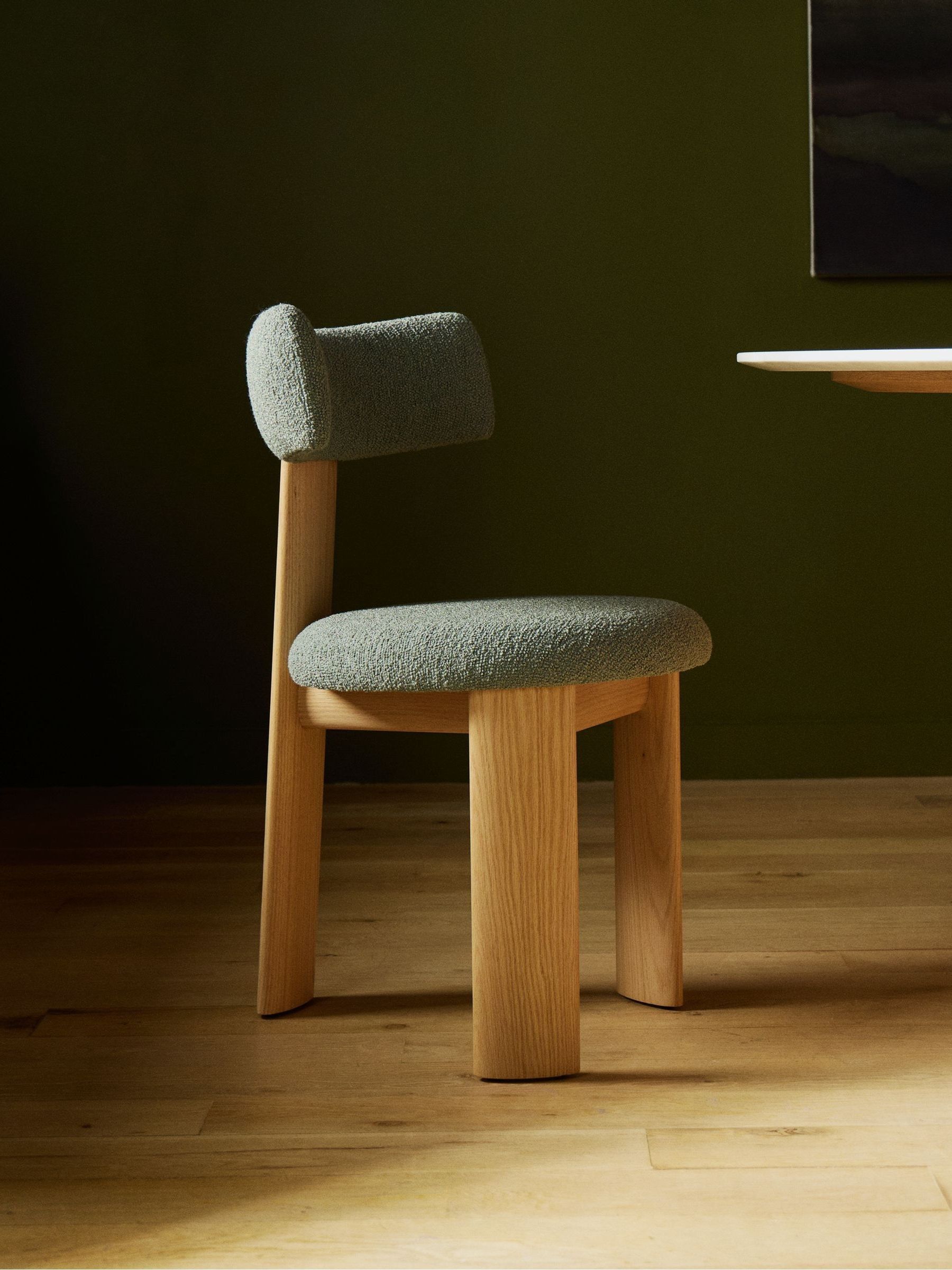 The Conran Shop Set of 2 Oak Sage Pip Dining Chairs - Image 1 of 7