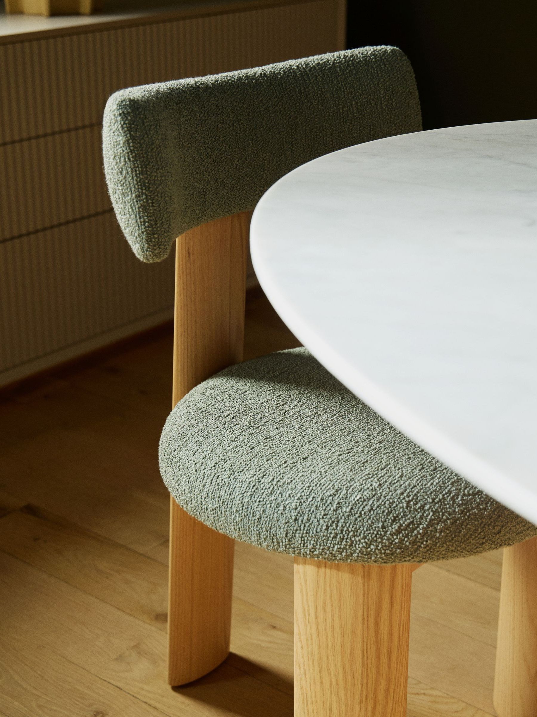 The Conran Shop Set of 2 Oak Sage Pip Dining Chairs - Image 2 of 7