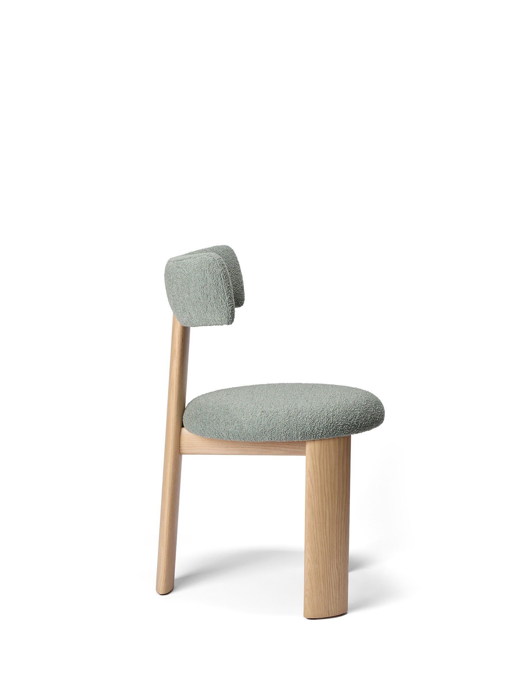 The Conran Shop Set of 2 Oak Sage Pip Dining Chairs - Image 4 of 7