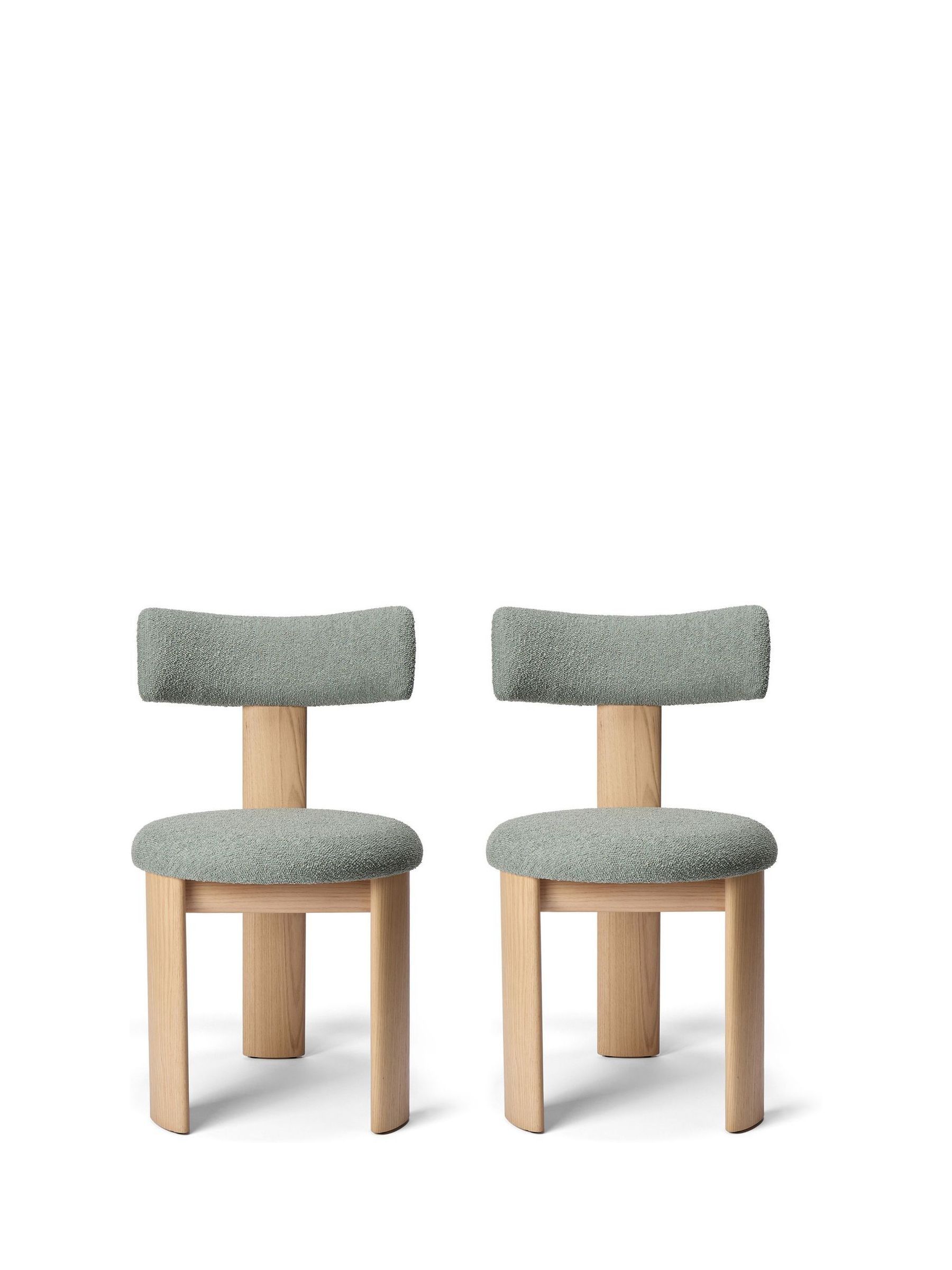 The Conran Shop Set of 2 Oak Sage Pip Dining Chairs - Image 5 of 7