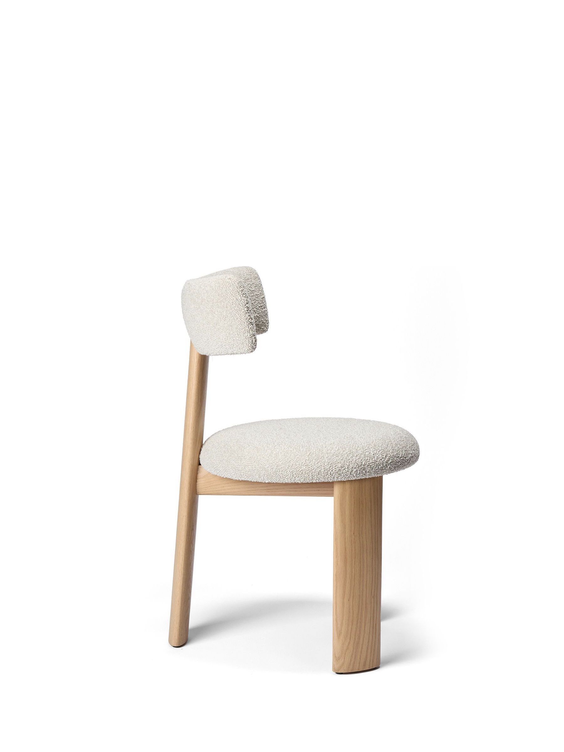 The Conran Shop Set of 2 Oak Noisette Pip Dining Chairs - Image 5 of 8