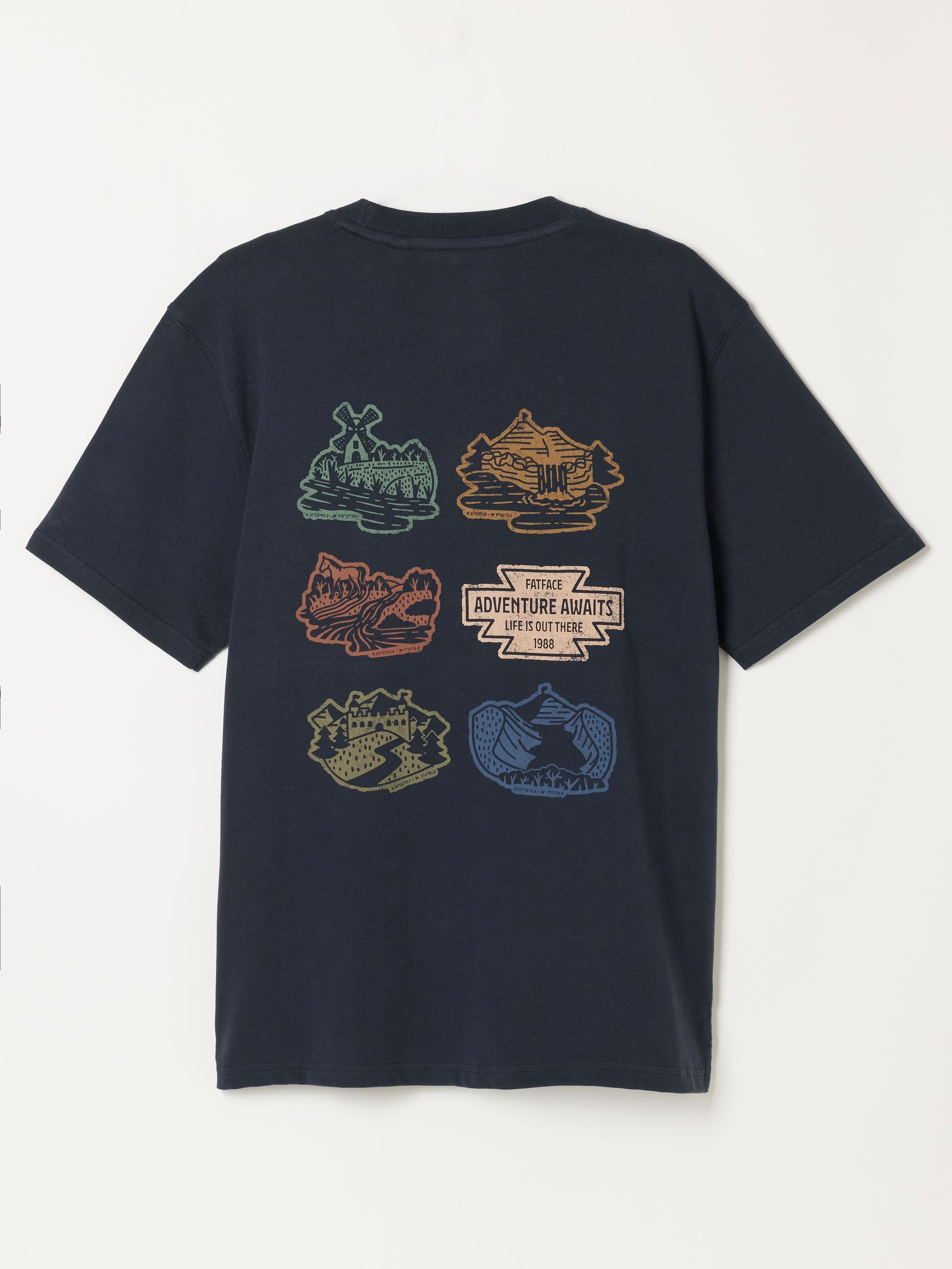 Navy Badges Graphic T-Shirt - Image 7 of 7 Navy Badges Graphic T-Shirt - Image 7 of 7
