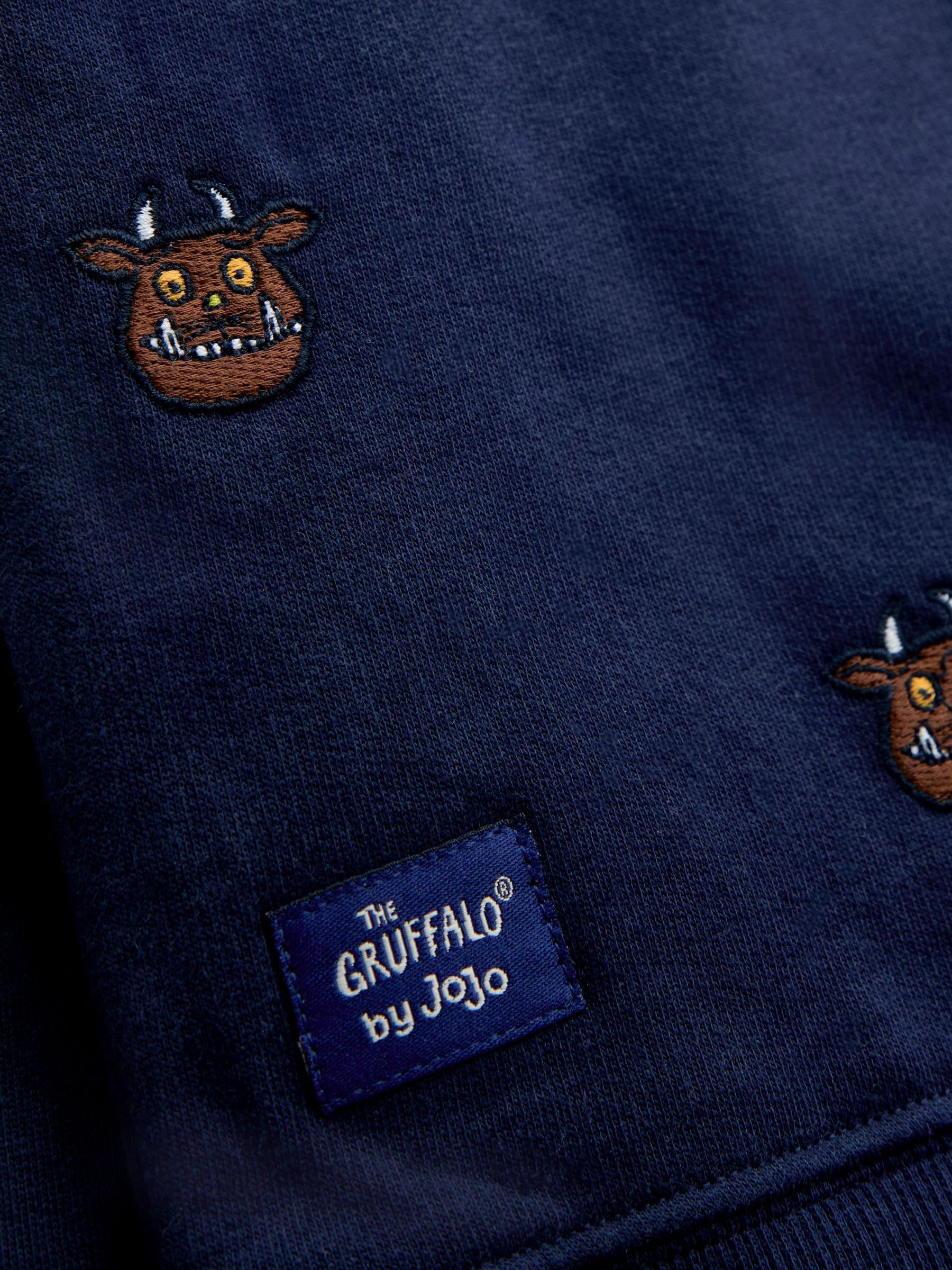 Navy Blue The Gruffalo Appliqué Half-Zip Sweatshirt - Image 4 of 4 Navy Blue The Gruffalo Appliqué Half-Zip Sweatshirt - Image 4 of 4