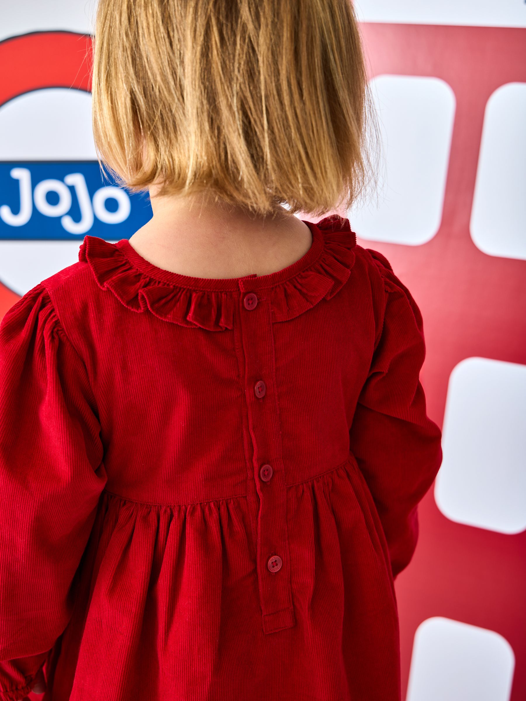 Dark Red London Smocked Dress - Image 2 of 6