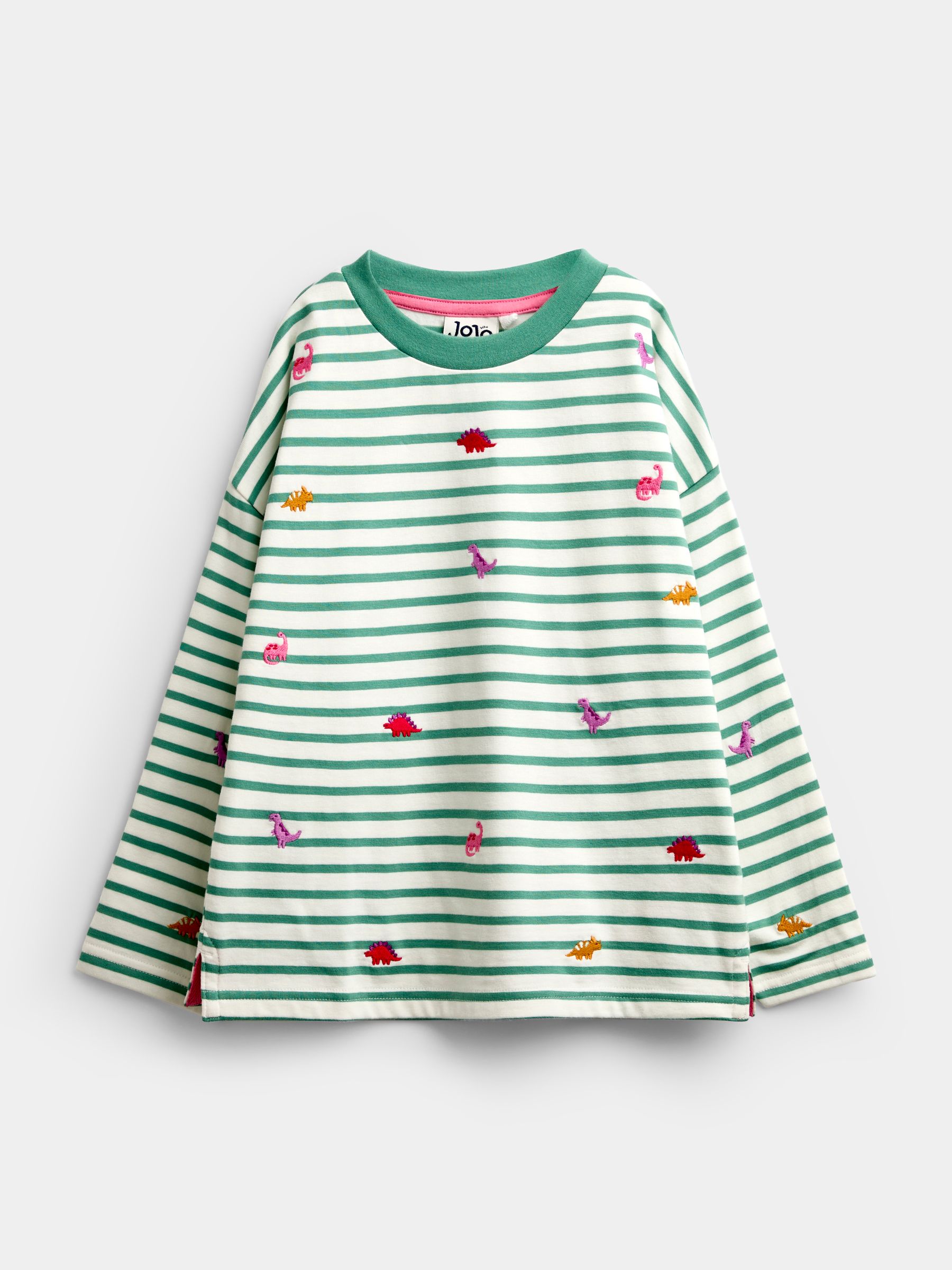 Green Dino Embroidered Top - Image 1 of 4 Green Dino Embroidered Top - Image 1 of 4