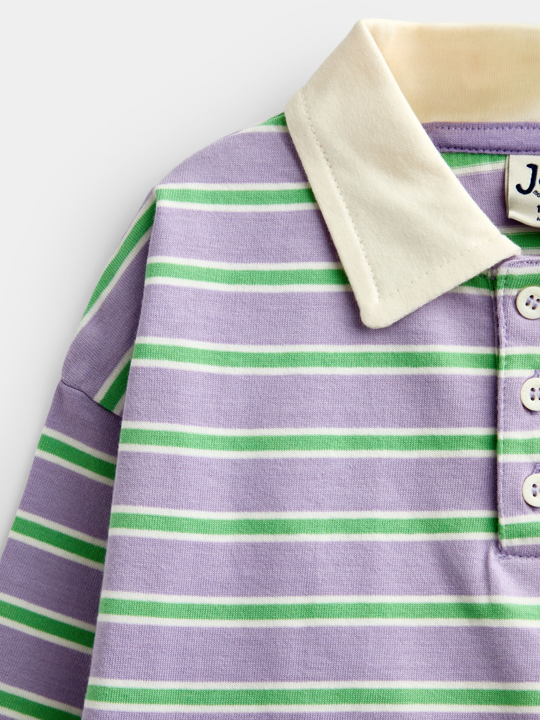 Lilac Purple Dog Appliqué Rugby Shirt - Image 3 of 4