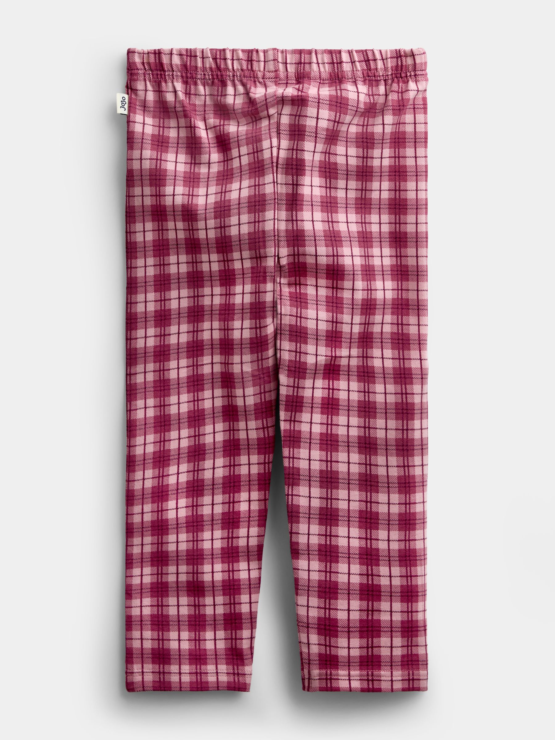 Blue Marl Cherry Gingham 2 -Pack Appliqué & Check Leggings - Image 4 of 7