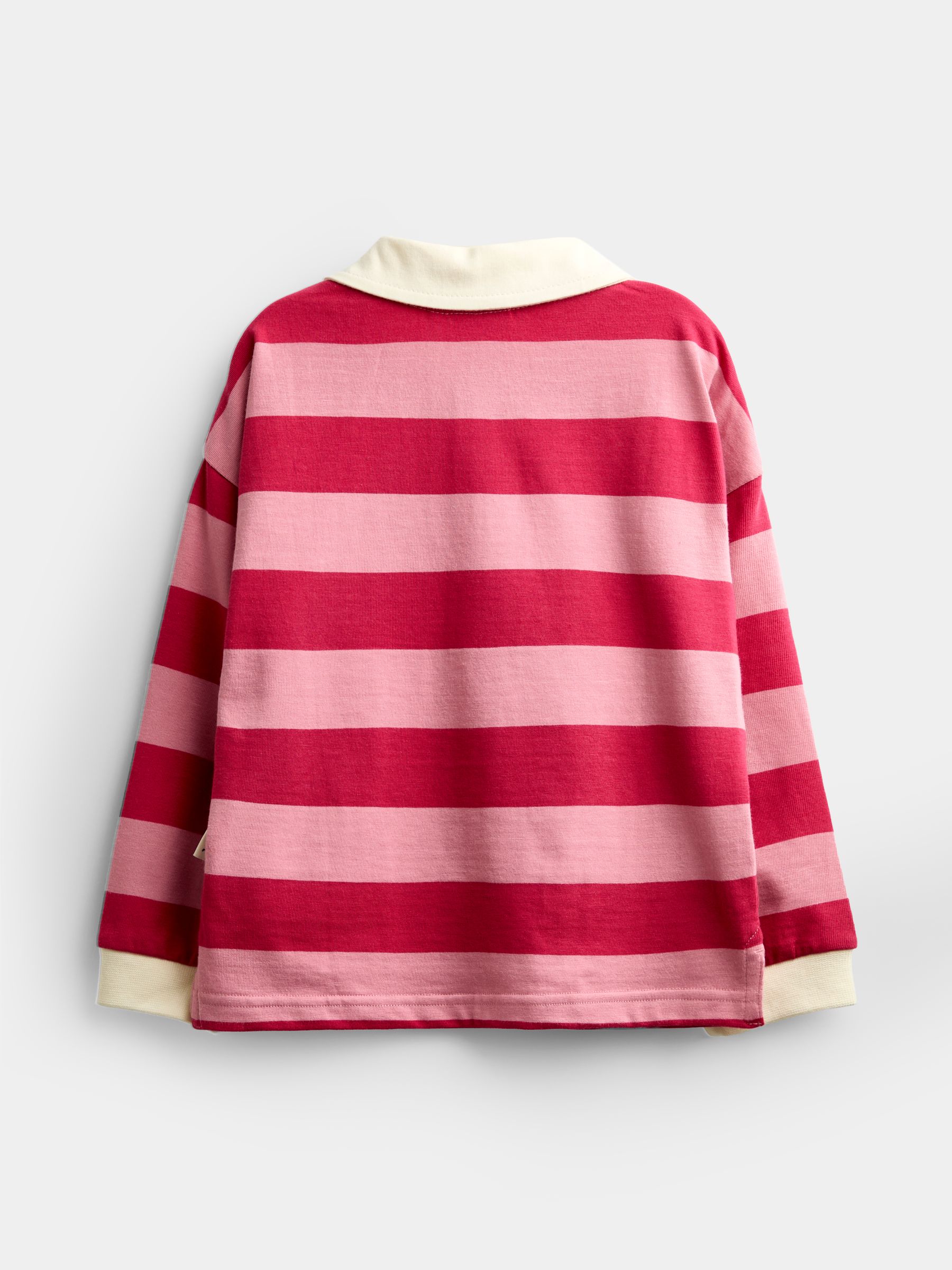 Pink Stripe Appliqué Rugby Shirt - Image 3 of 5