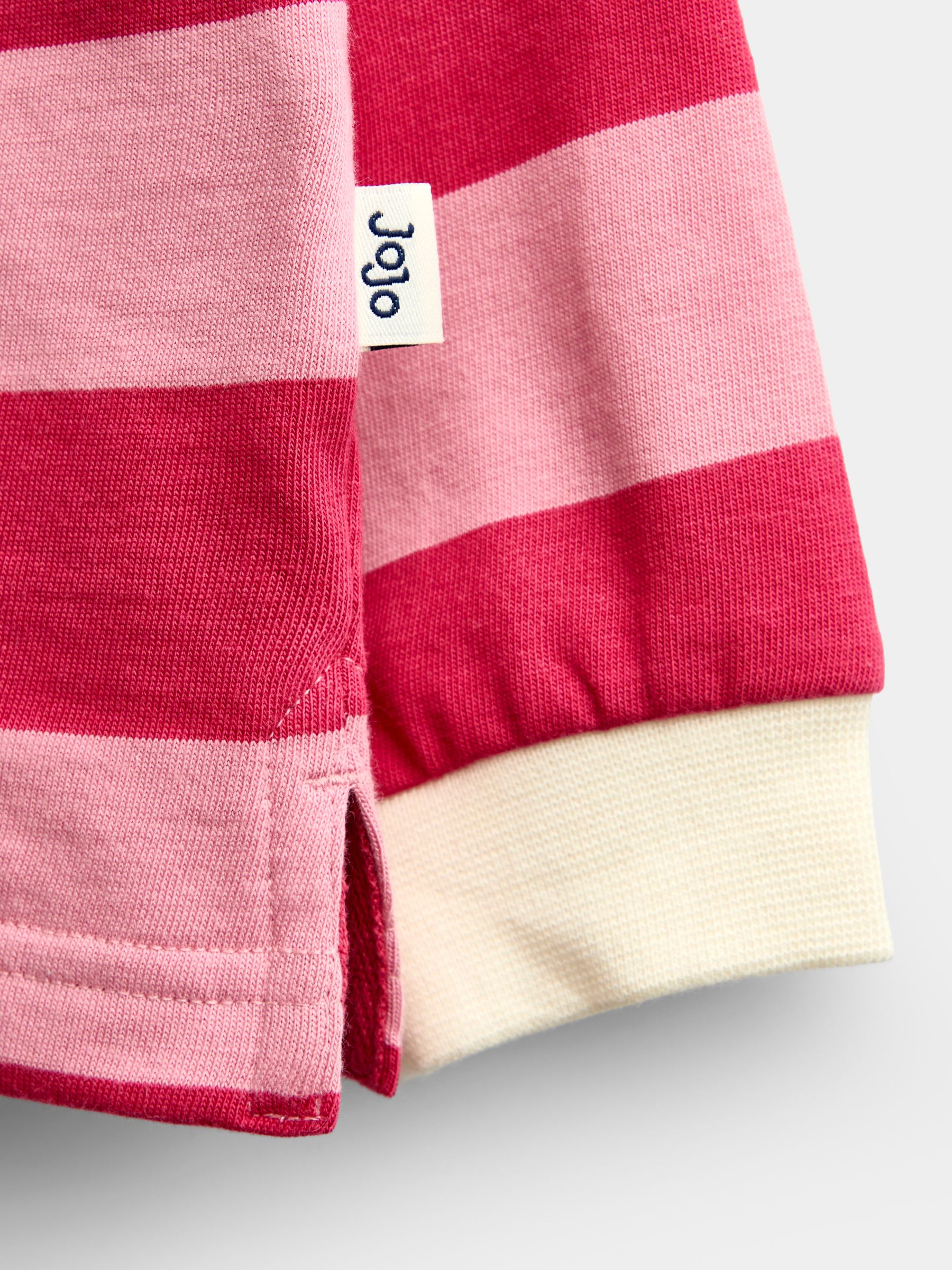 Pink Stripe Appliqué Rugby Shirt - Image 4 of 5