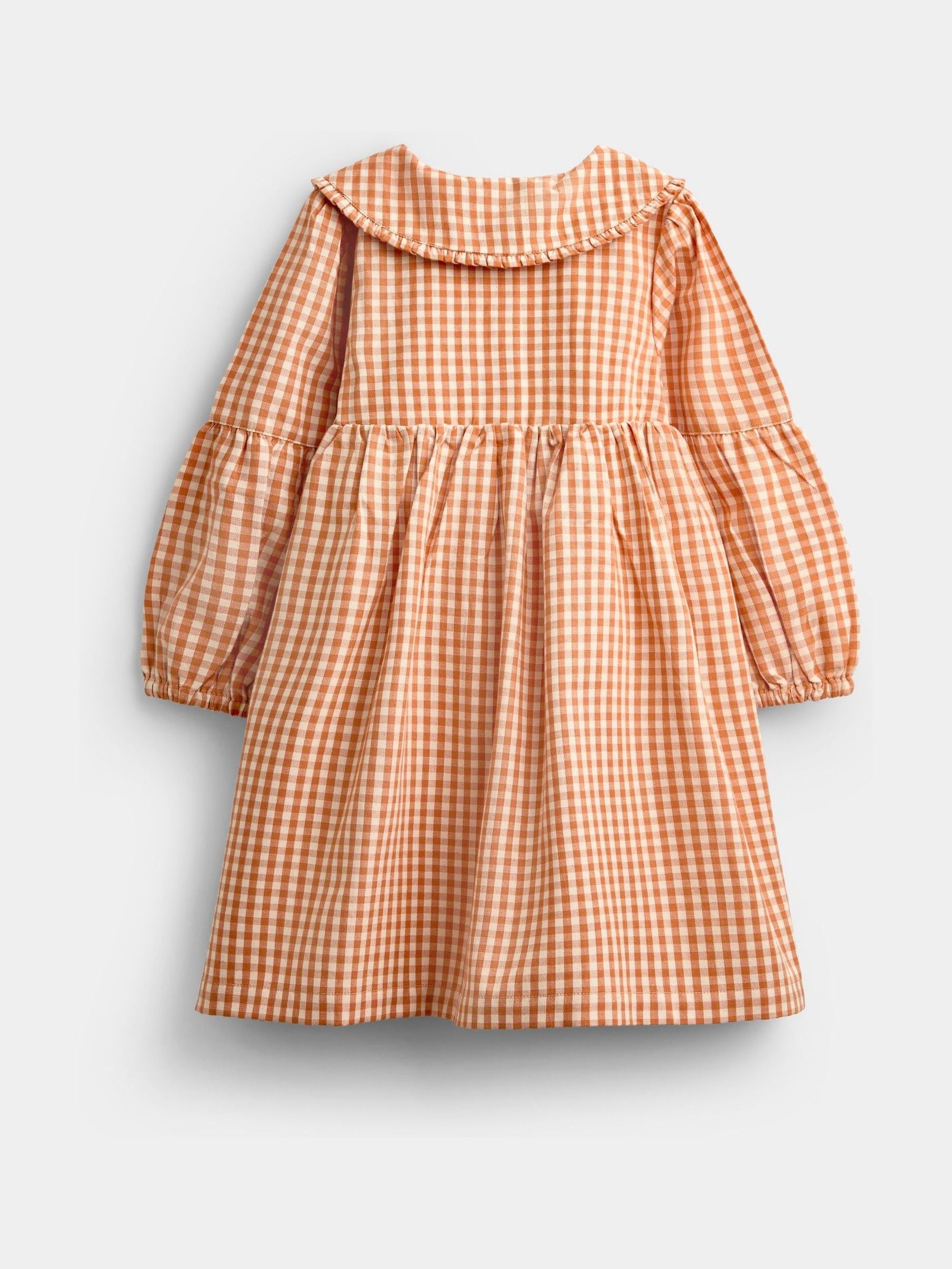 Rust Orange Gingham The Gruffalo Button Through Dress - Image 2 of 4