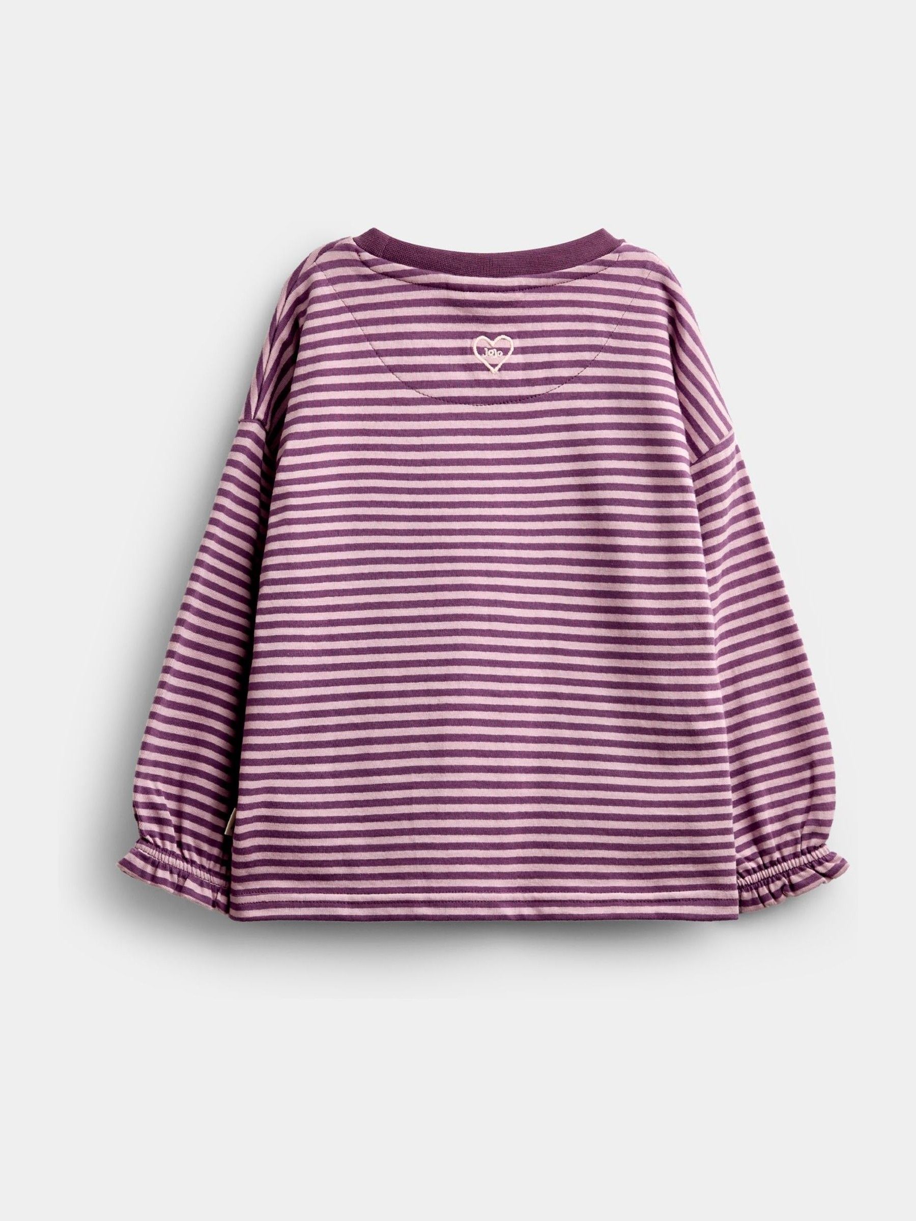 Plum Purple Fairy Striped Top - Image 2 of 4 Plum Purple Fairy Striped Top - Image 2 of 4