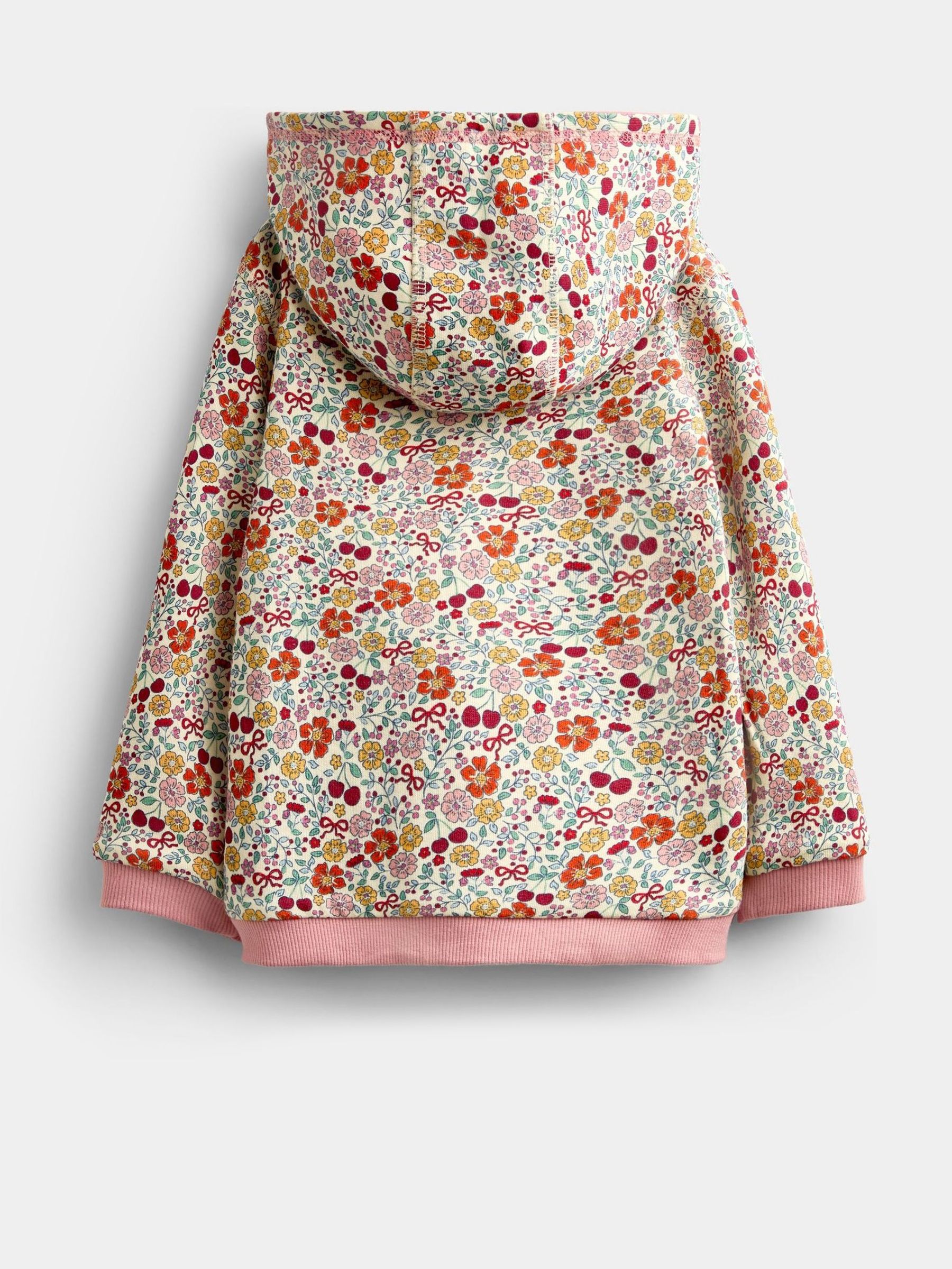 Pink Ditsy Mouse Appliqué Reversible Hoodie - Image 4 of 9
